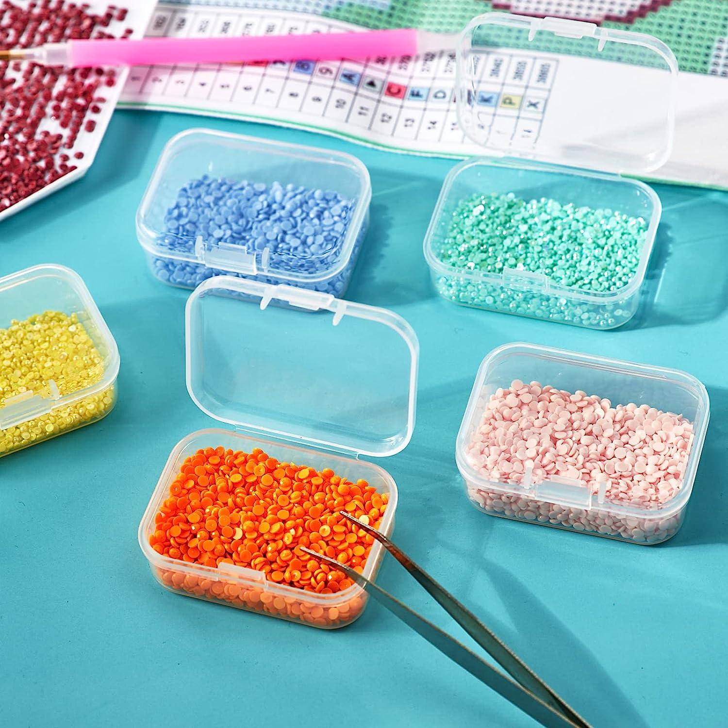 Small Bead Storage Containers 24 Pieces Plastic 1 Pack (24 Mini Organizers)