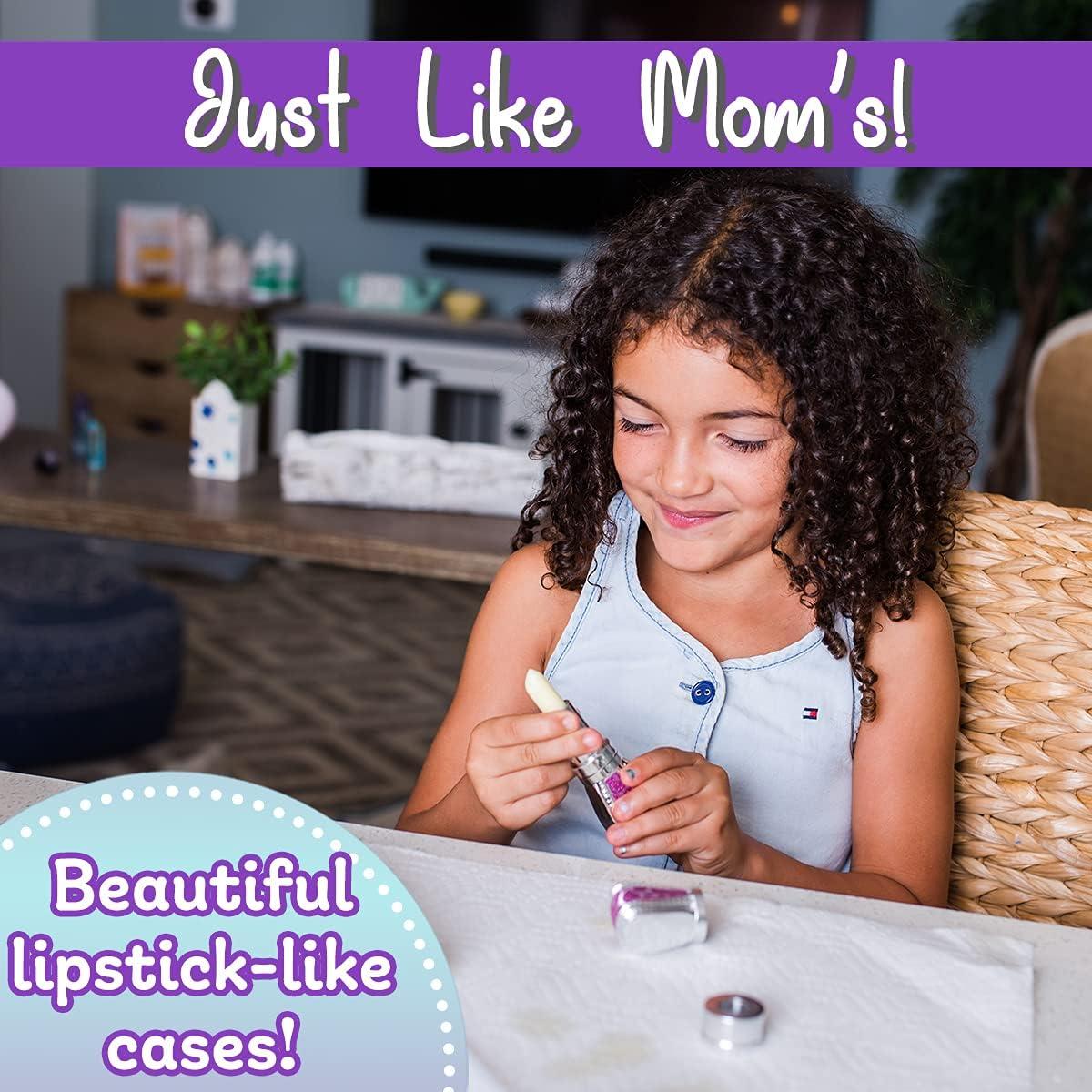 PURPLE LADYBUG Kids Lip Balm Making Kit with Natural Ingredients - Great 8  Year Old Girl Gifts