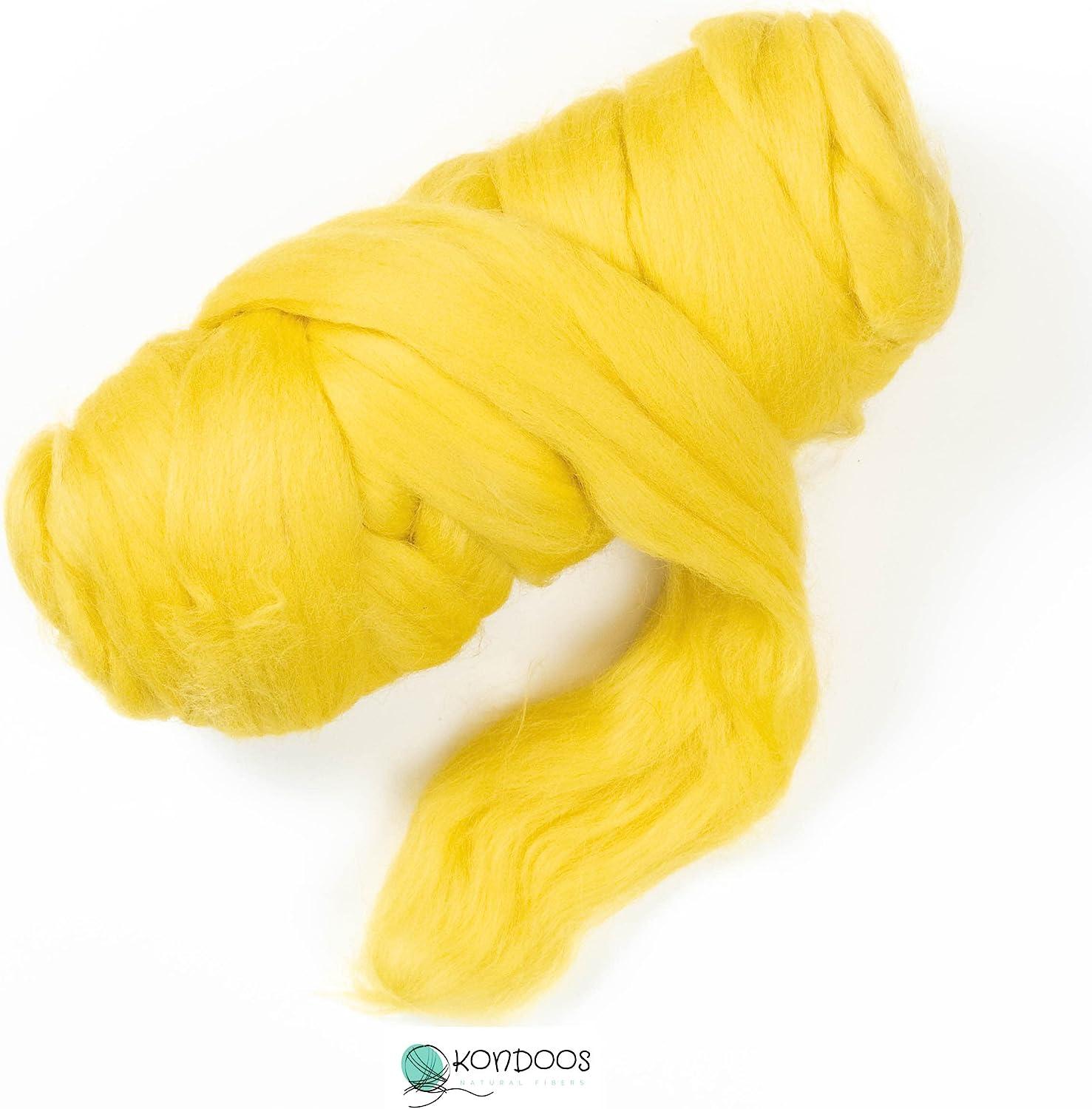 1 Oz. Core Wool Batting for Needle Felting, Wet Felting, or