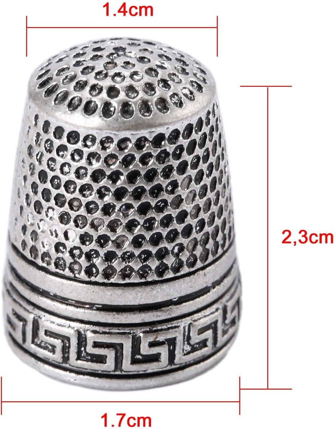 15 PCS Sewing Thimble Finger Thimble Metal Sewing Protector for DIY  Crafts(19 18mm)