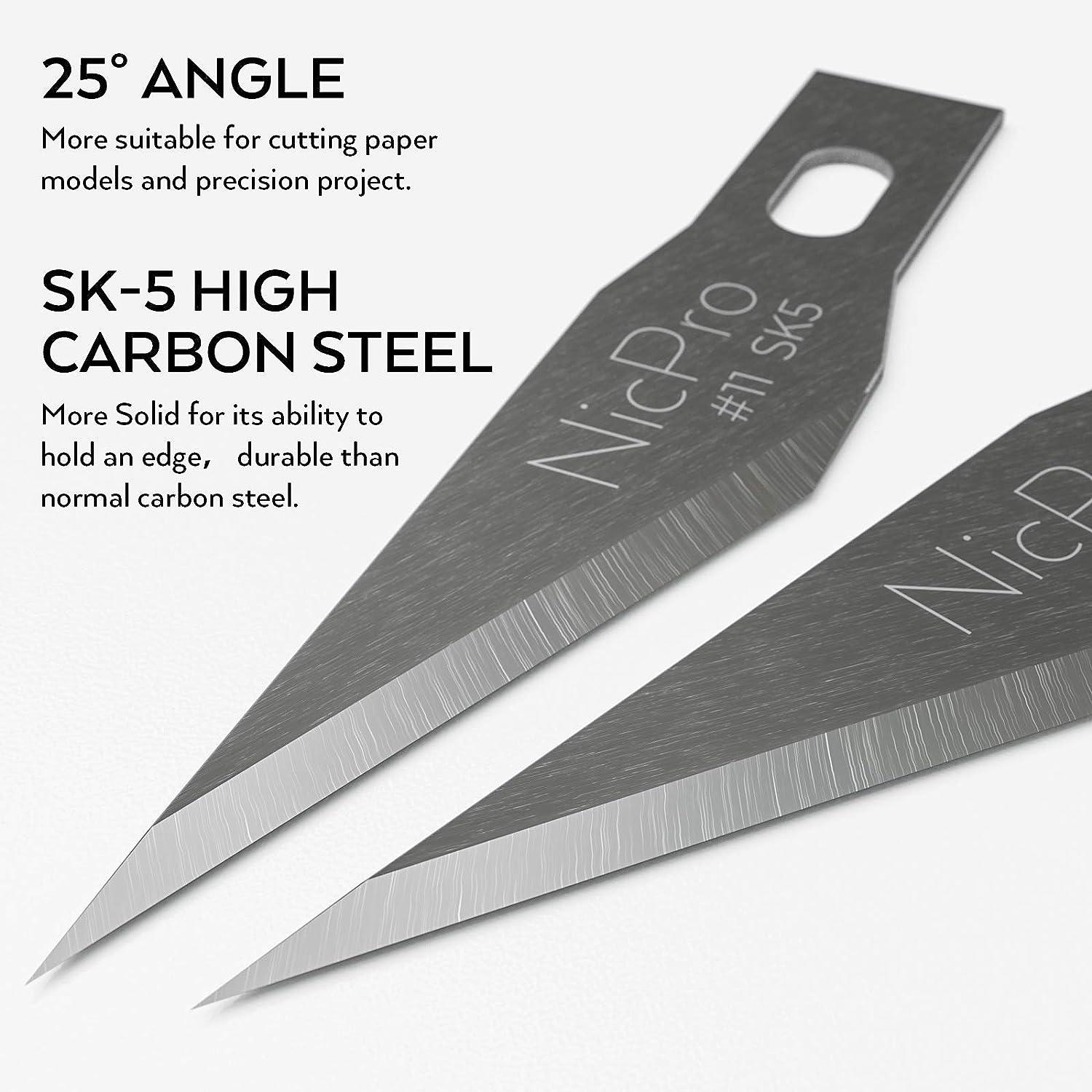 10 each #11 Exacto Knife Blades Refills, High Carbon Steel - Ships from  Colorado