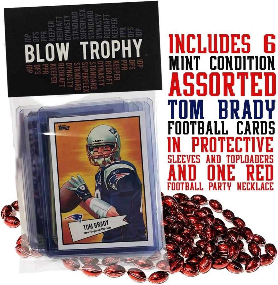 Tom Brady Football Card Bundle, Set of 6 Assorted Tampa Bay Buccaneers New  England Patriots and Michigan Wolverines Football Cards of Quarterback  Super Bowl Champion Protected by Sleeve and Toploader