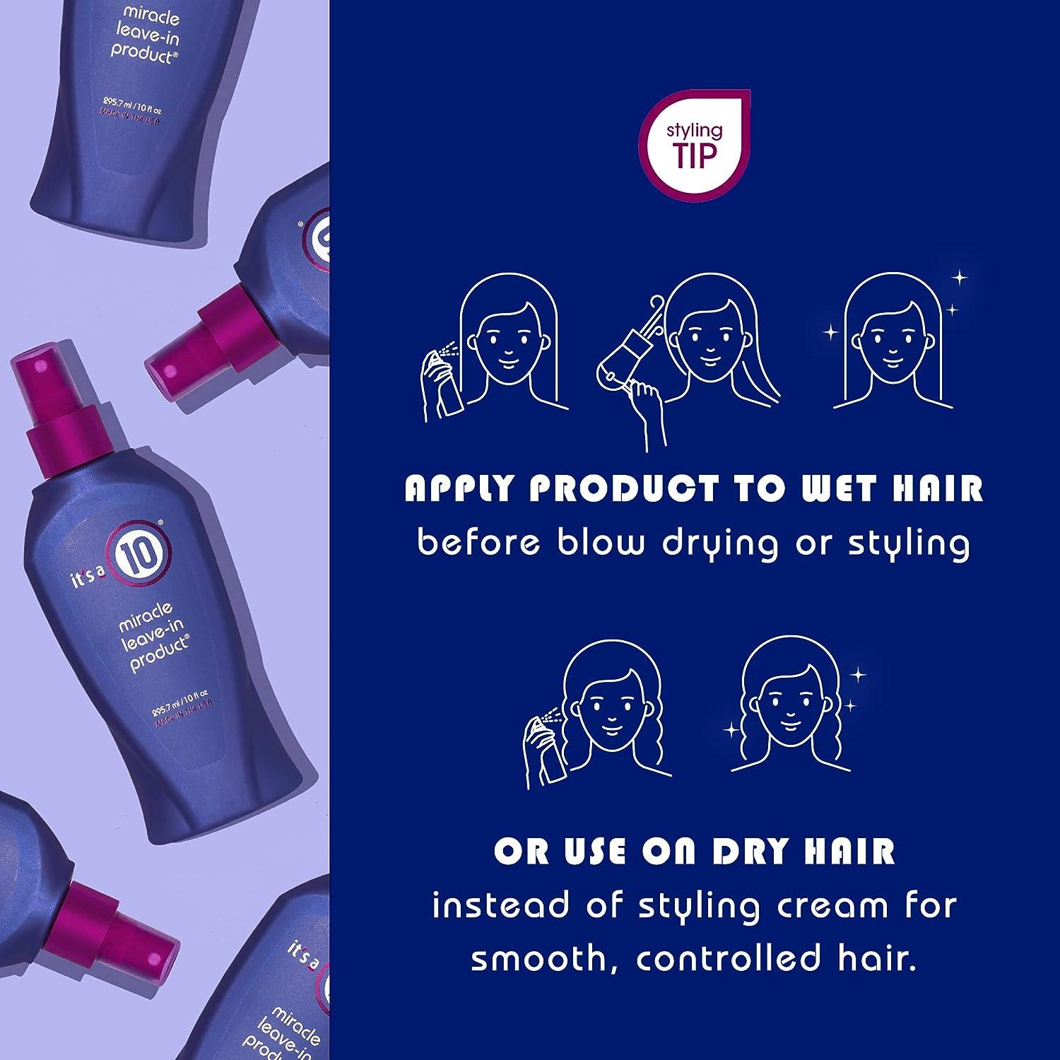 It's a 10 Haircare Miracle Leave-in Product