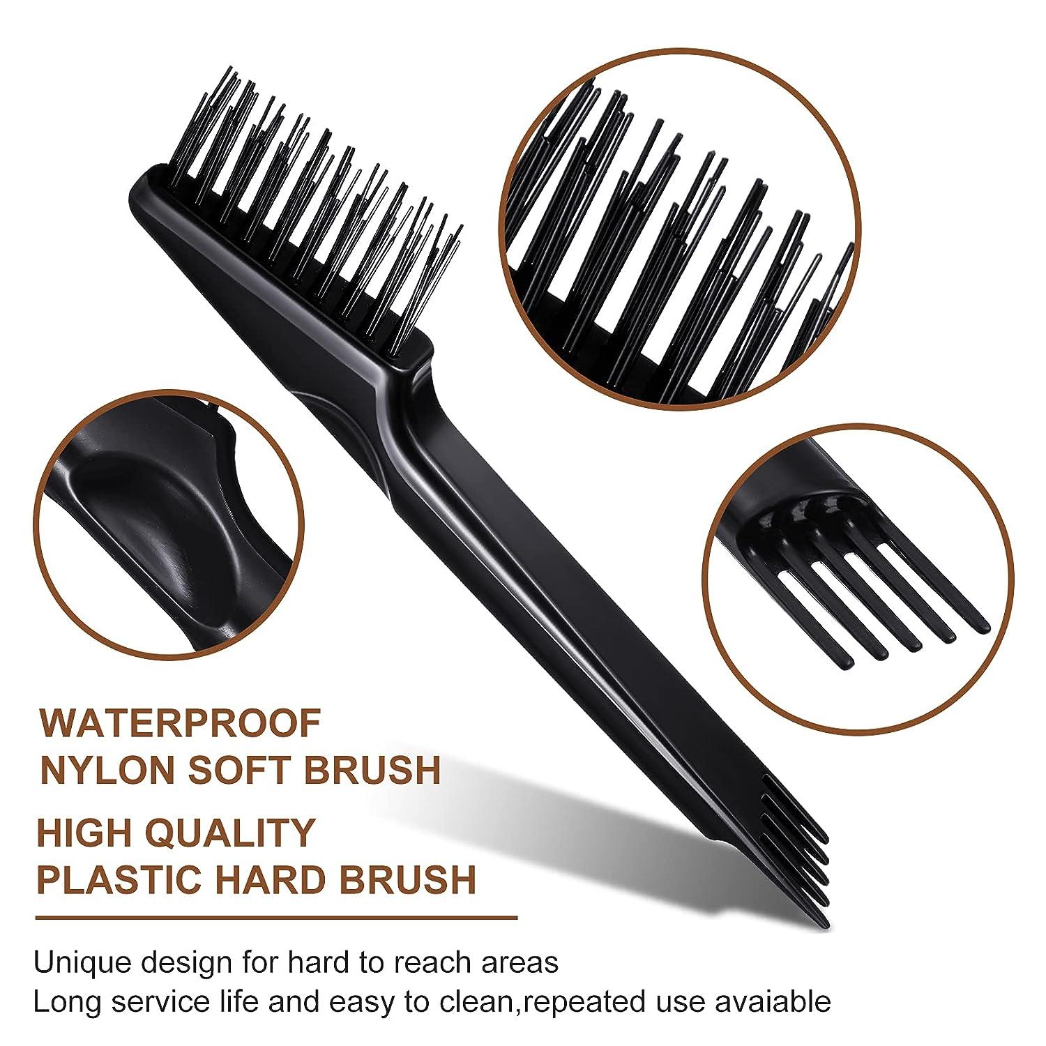 Hair Brush Cleaning Tool Comb Cleaning Brush Hair Brush Cleaner Comb,  2-in-1 Hair Brush Cleaning Tool, Embedded Remove Dust