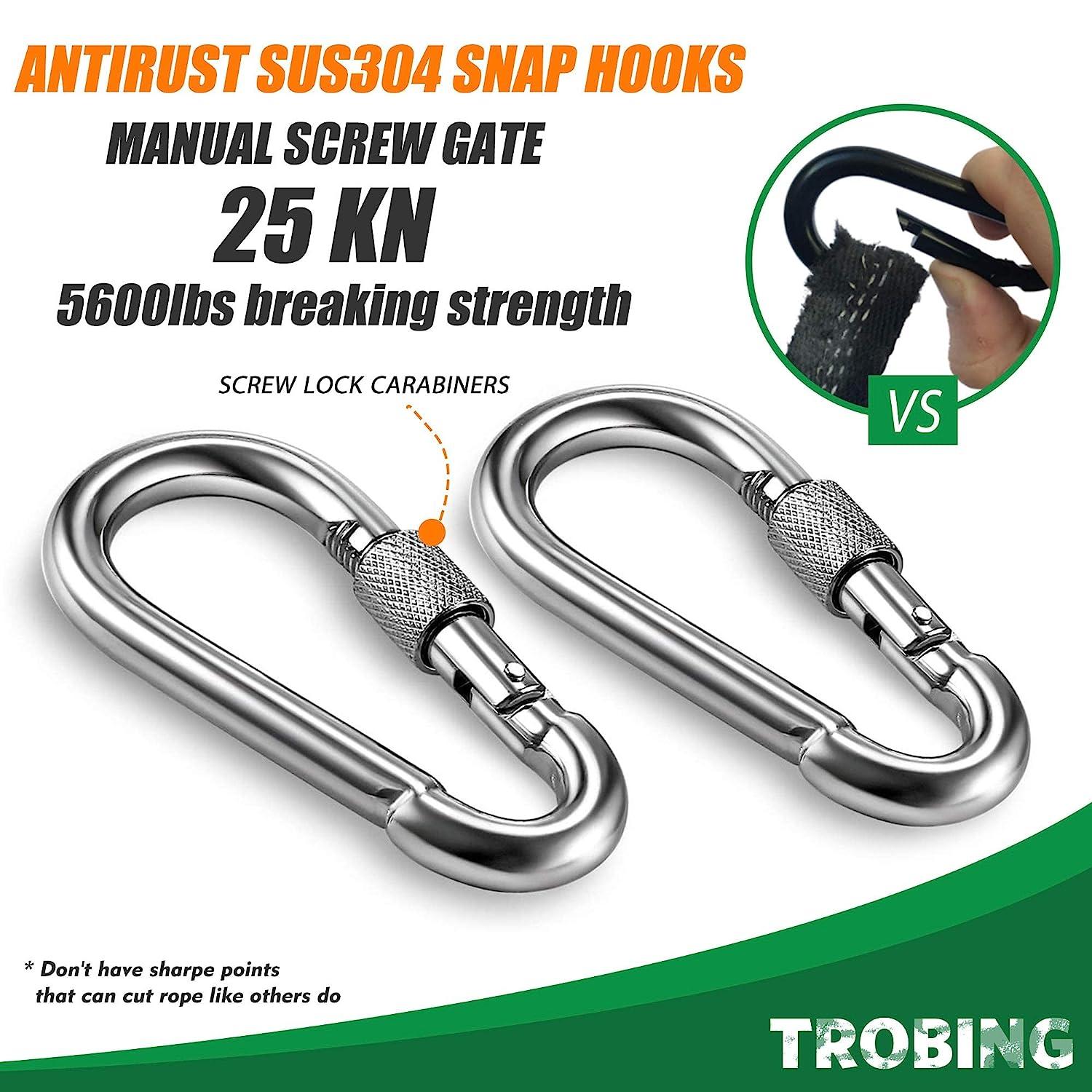 Trobing Swing Swivel, 30KN Rotational Safety Device, 360 Rotator