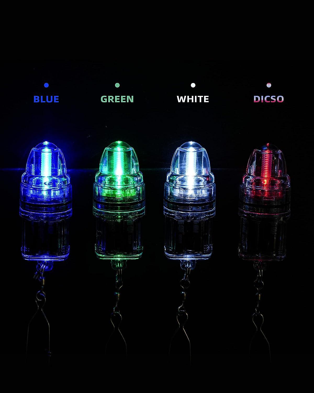 BLUEWING 3pcs Deep Drop Light 4.3 LED Fishing Light 2100 ft