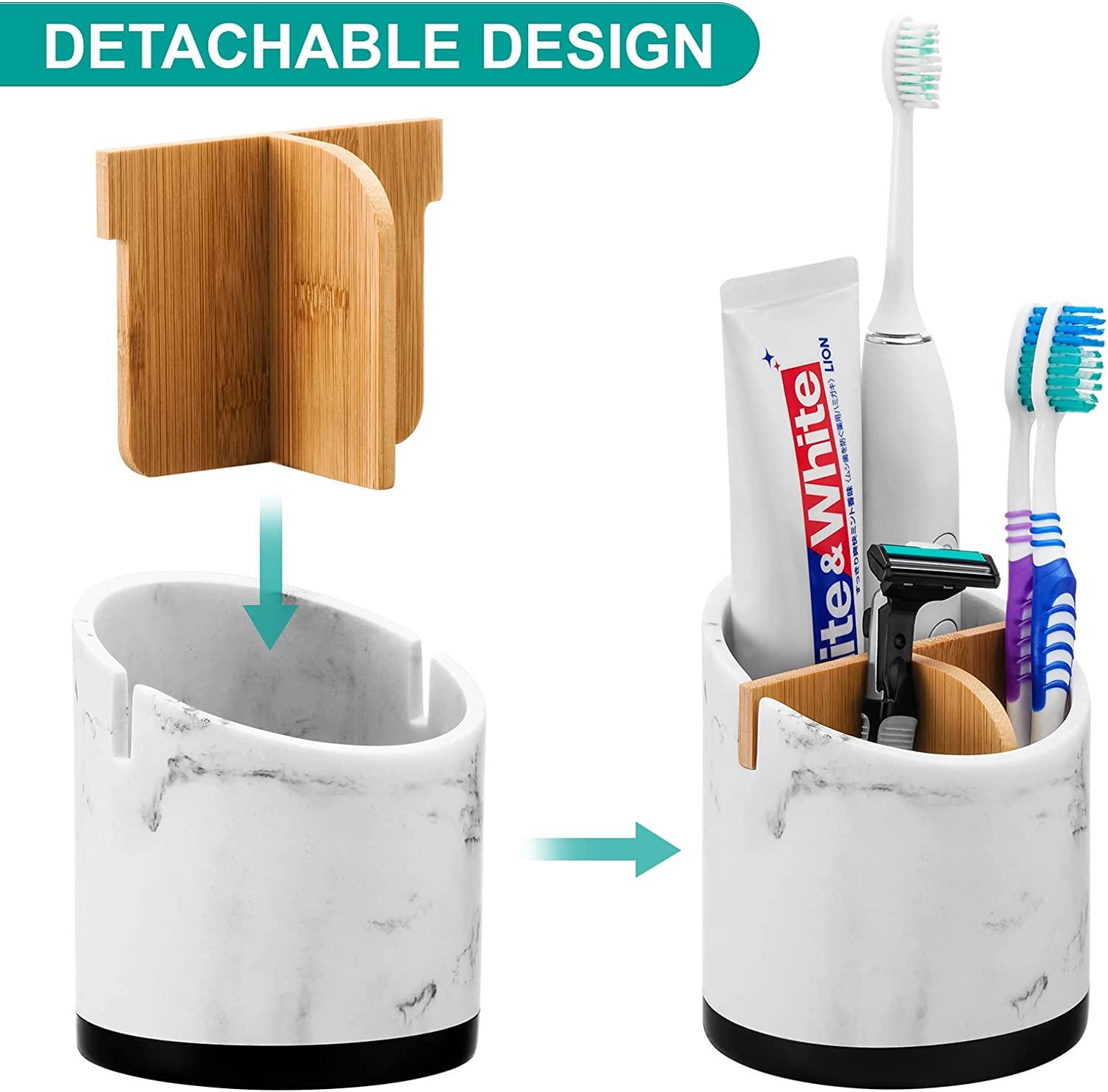 Marble Toothbrush Holder, Bathroom Accessories & Storage
