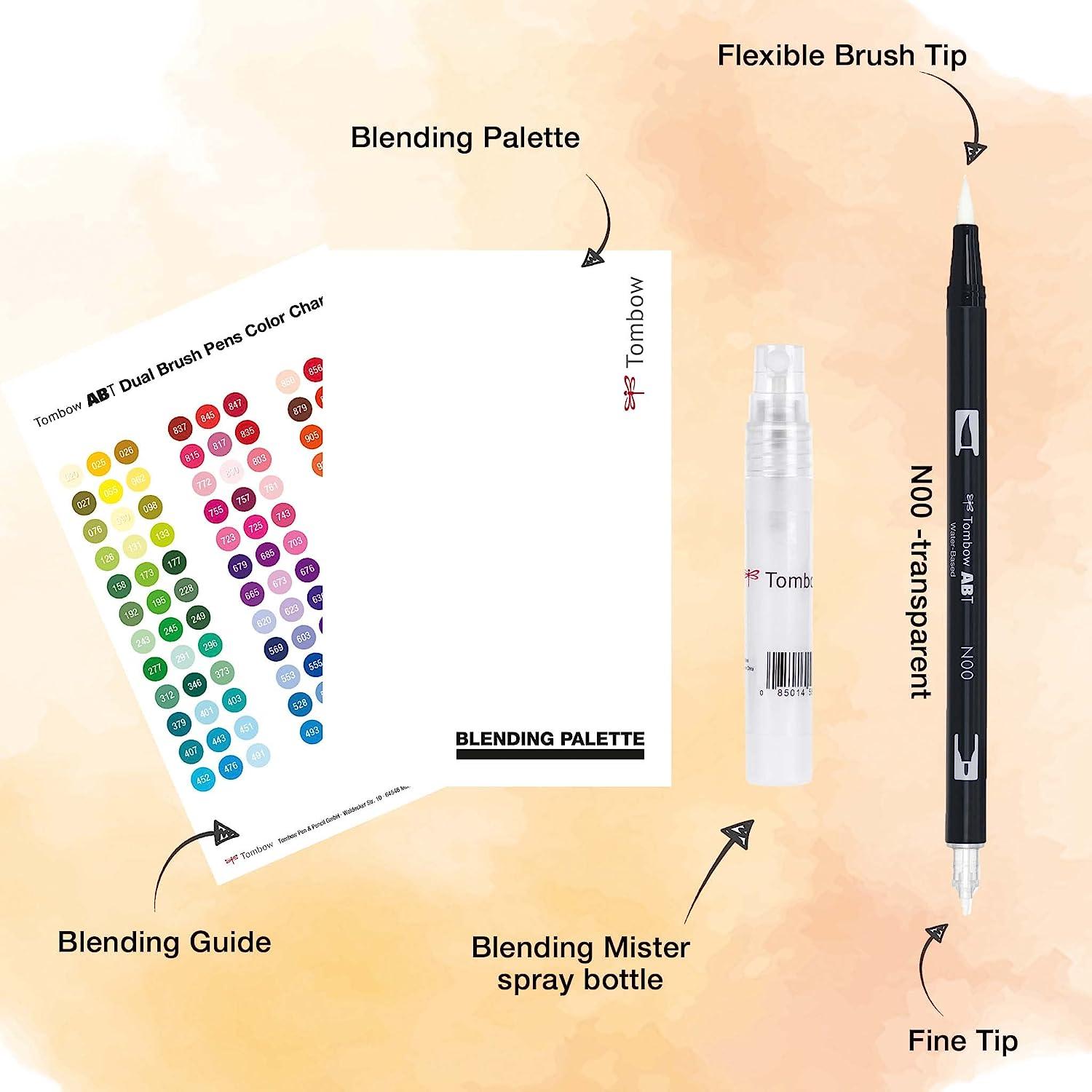 Tombow Dual Brush Pen Review + Blending Tutorial