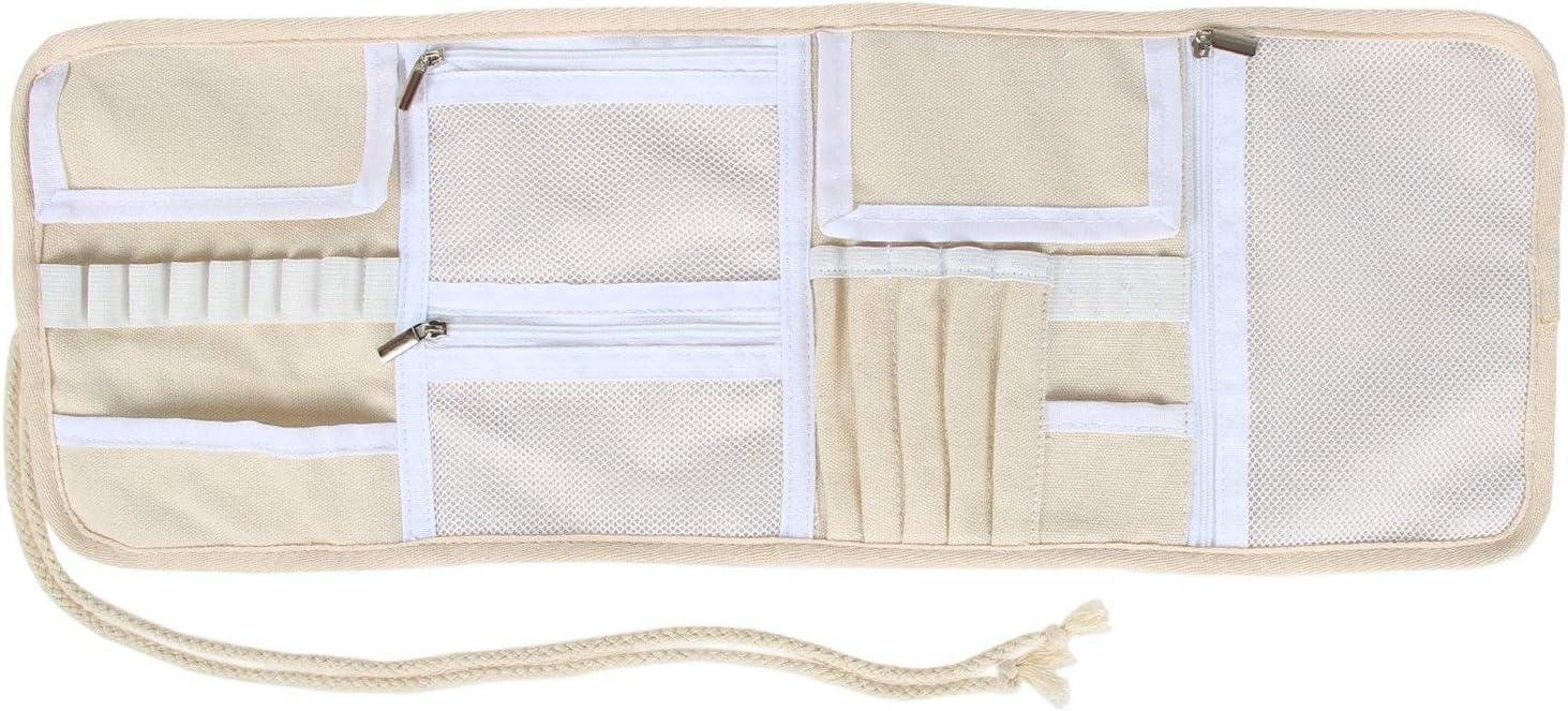 Teamoy Crochet Hook Case, Travel Carry Bag for Ergonomic Crochet Hooks  Kits, Aluminum /Steel Crochet Hook and More, Lightweight, Well Made--NO