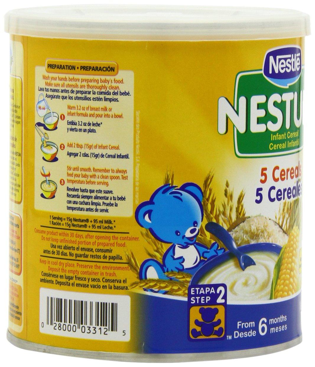 Nestum 5 Cereales Nestle 10.6 Onzas