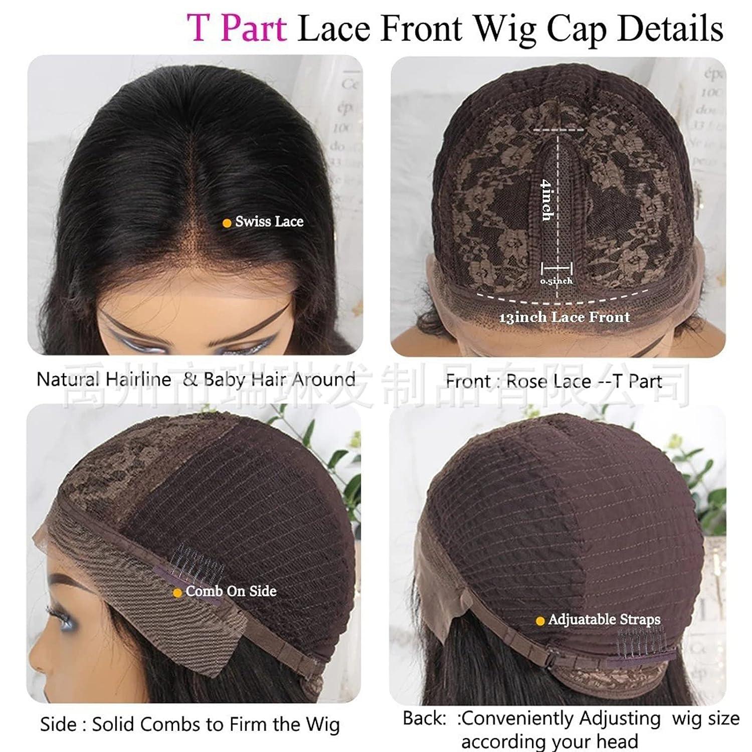 Large Cap Size Lace Front Wigs  Cap Human Hair Lace Front Wig