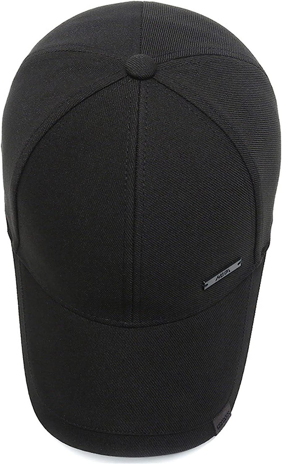 Vintage Cotton Dad Hat with Double Layer Peaks Adjustable Baseball Cap  Trendy Trucker Hat for Mens Headwear