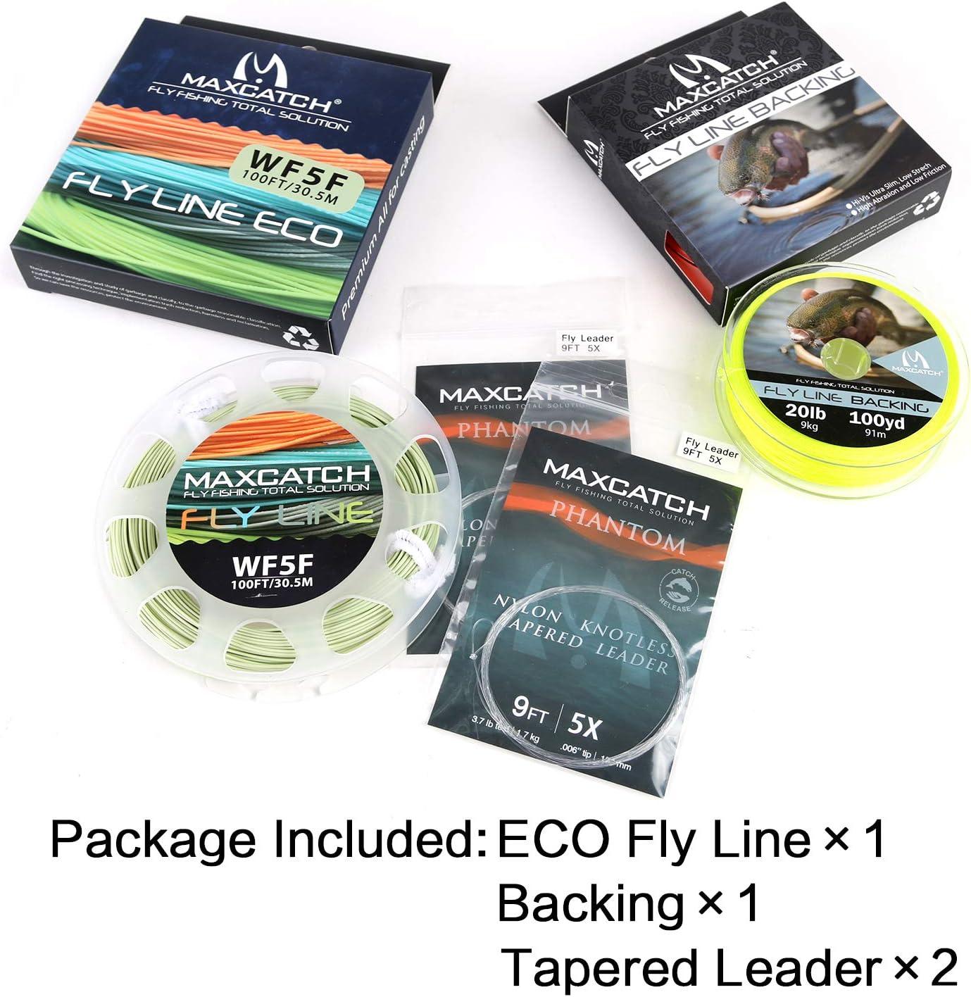 Maximumcatch 1-8wt Weight Forward Floating Fly Fishing Line 100FT