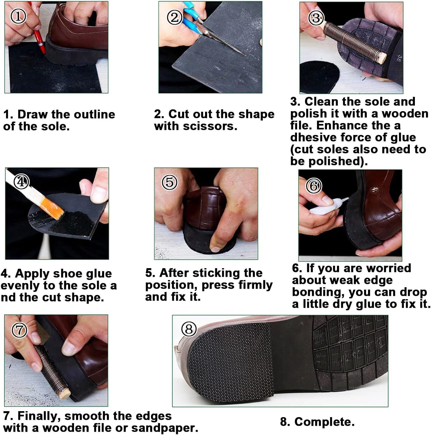 Replace Men's Shoe Heel Rubber | Diy shoes, Heel repair, Shoe repair