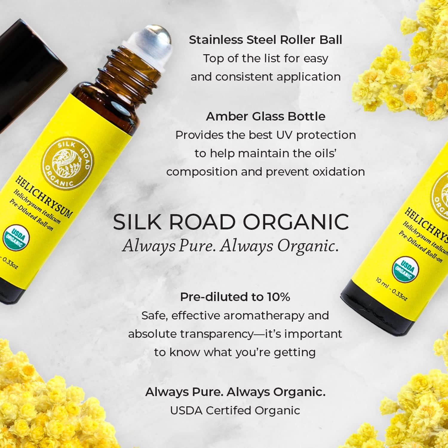 USDA Organic LAVENDER Essential Oil Roll-on - Silk Road Organic®