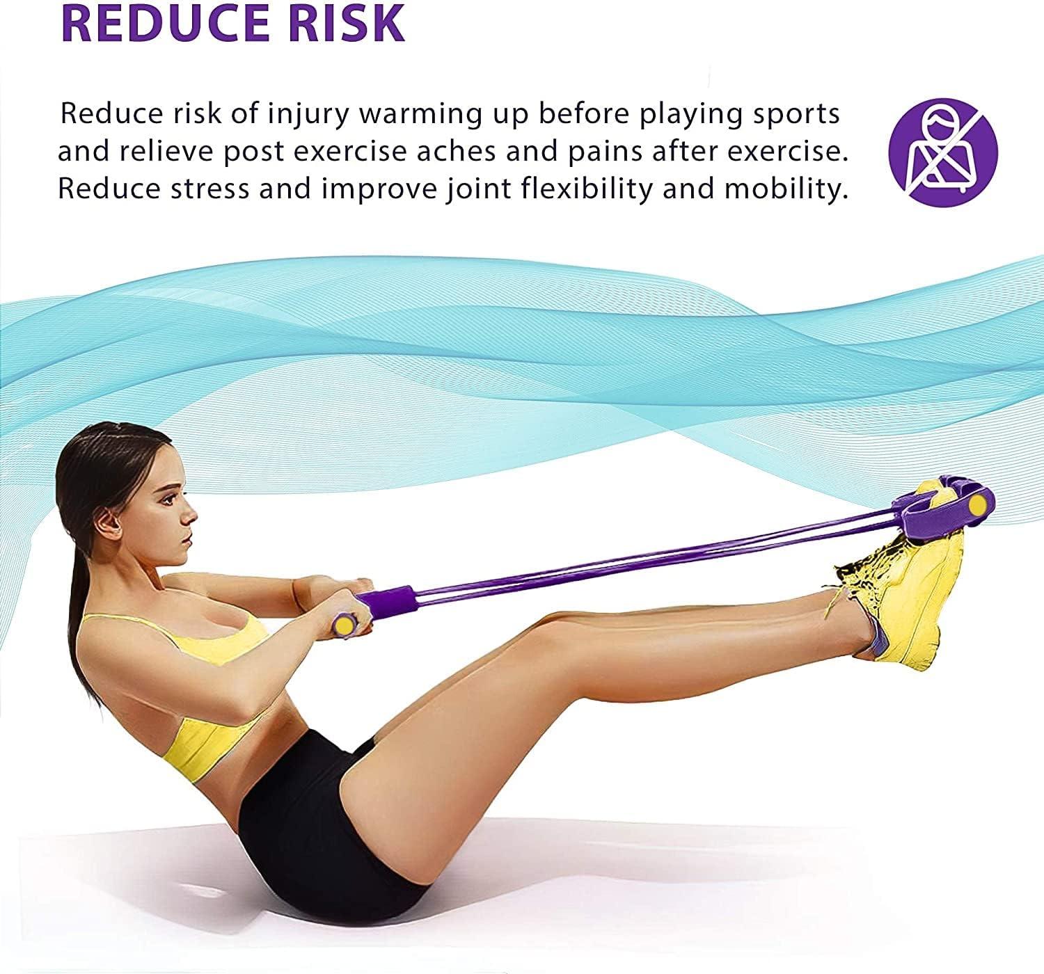 Woman Resistance Bands With Foam Sports At Home Yoga Fitness Accessories  Rubber Pull Rope Training And