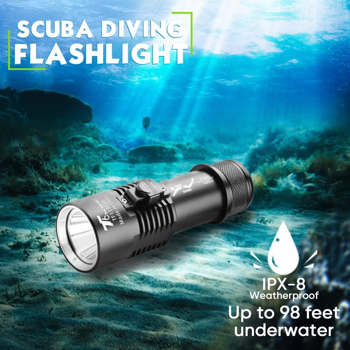 Cheap Light Waterproof Compact Size Ultra-Bright Underwater
