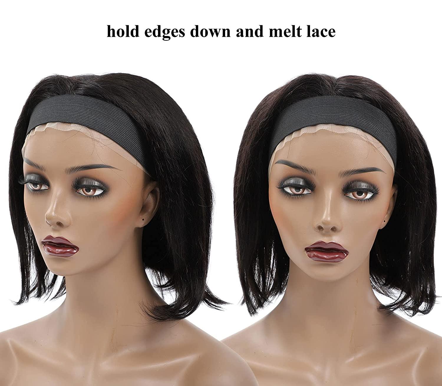 PIESOYRI 3PCS Elastic Band for Wigs Edges Lace Melting Bands Edge