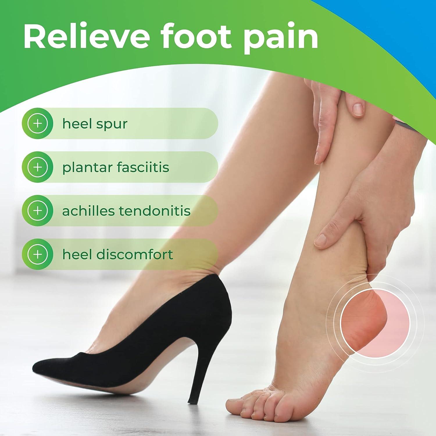 Gel Heel Cup Plantar Fasciitis Insert - Silicone Heel Cup Pain Relief  Protector For Bone Spur Pain Or Bruises | Fruugo NO