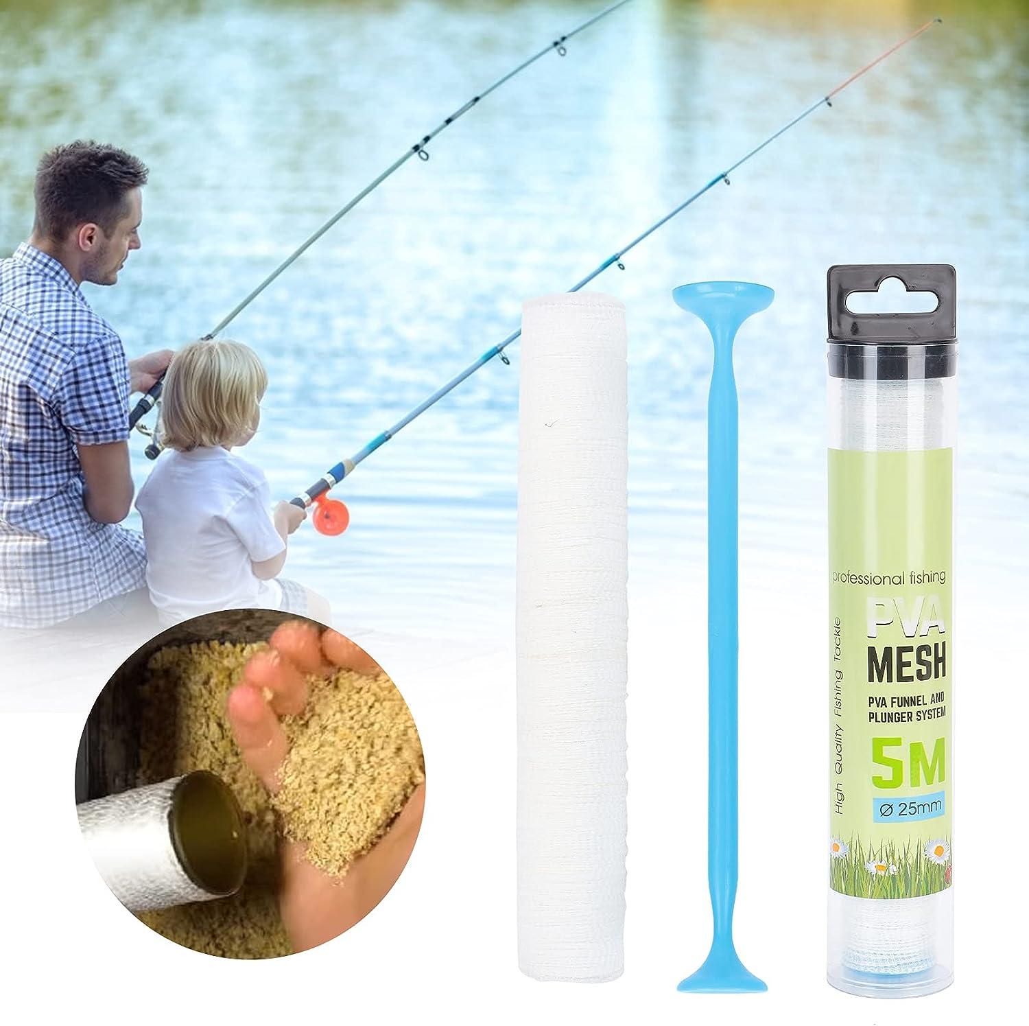 Cylinder Water Soluble Net PVA Mesh Soluble Fishing Feeder Trap