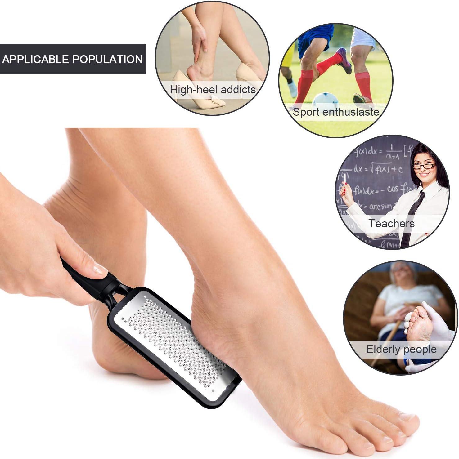 Best Callus Remover for Dry and Wet Feet, Exfoliates, Removes Hard Skin,  Surgical Grade Stainless Steel File