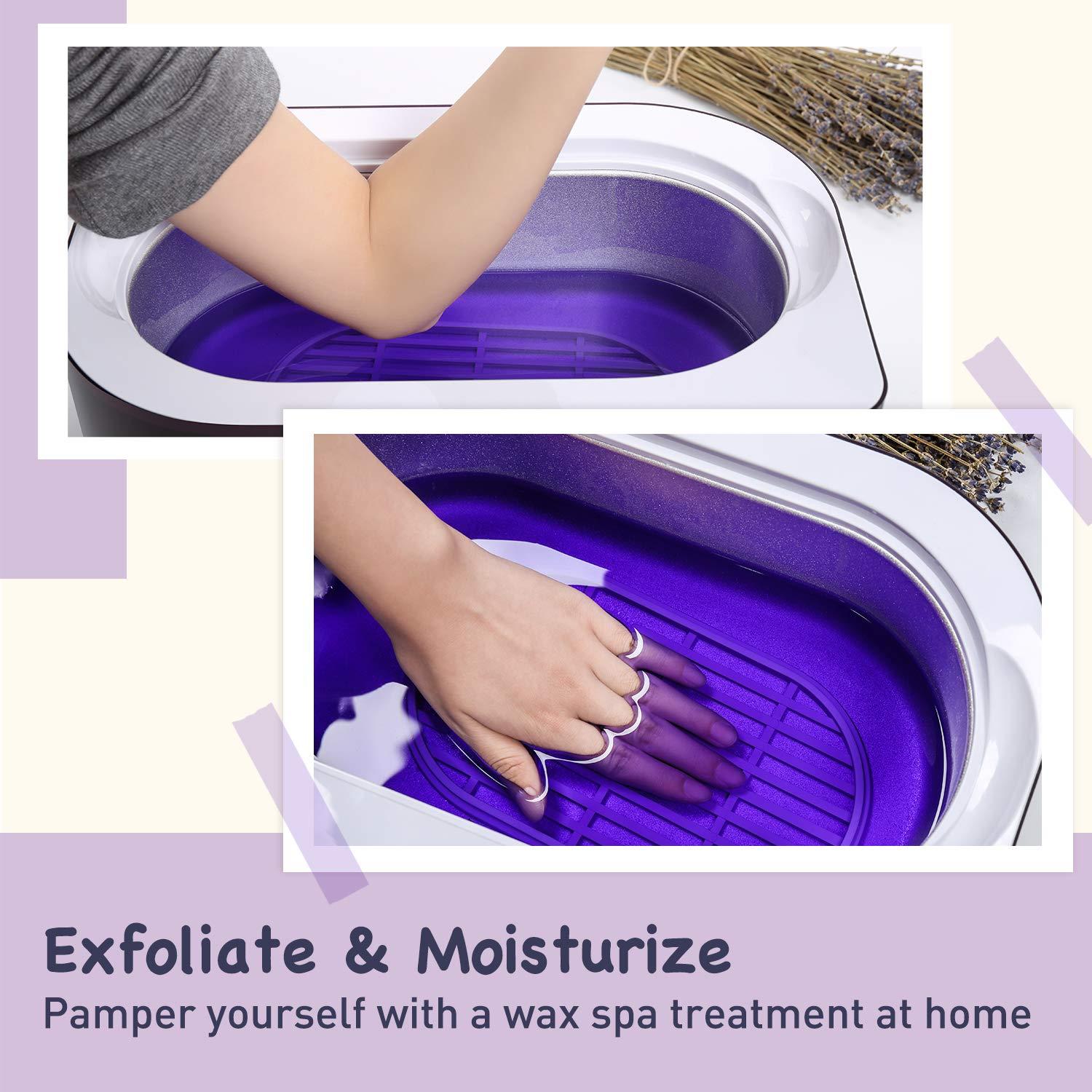 Paraffin Wax Refills by M21: Lavender Paraffin Wax Block, Use in Paraffin  Wax Machine for hand and feet, Paraffin Wax Bath, Relieve Arthritis Pain