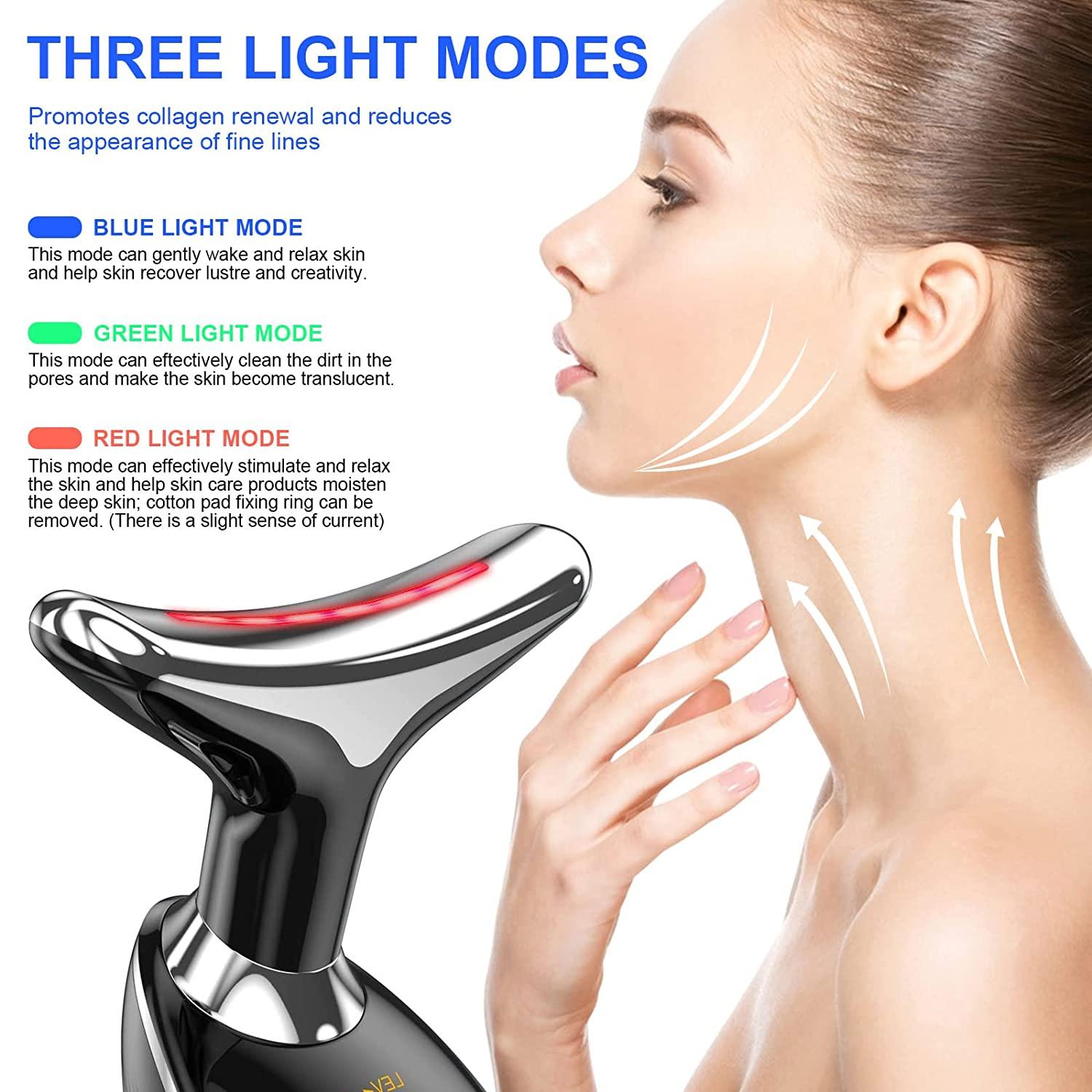 Double Chin Reducer, Firming Wrinkle Removal Device for Neck Face, Face  Sculpting Device, Face Lift, Facial and Neck Massage Kit for Tightening,  Firm