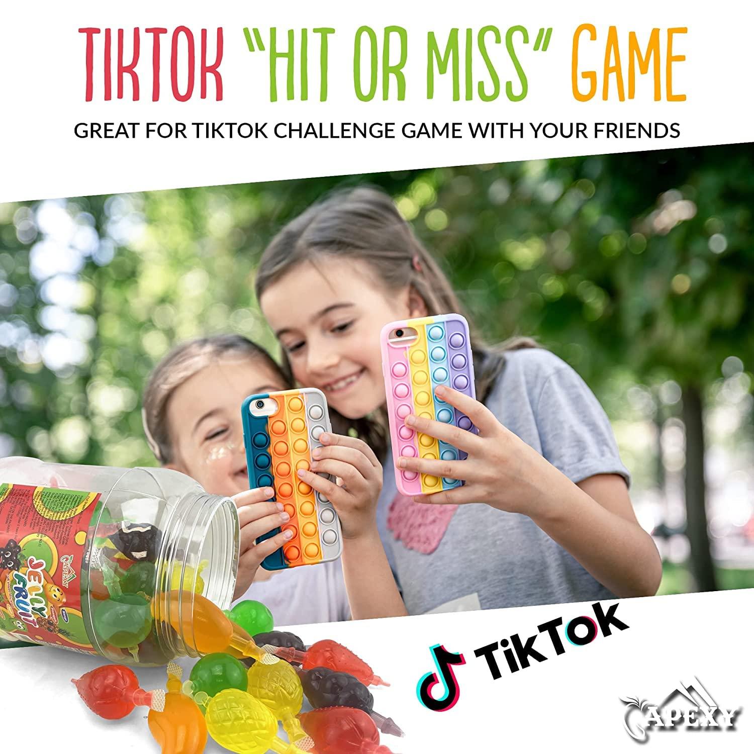 Fruit Jelly Snack Tik Tok Challenge Hit or Miss - Fruit-Shaped