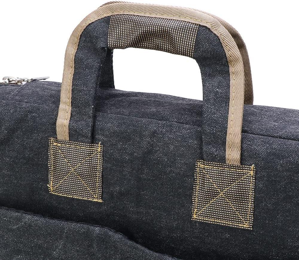 US Art Supply Black Nylon Art Portfolio Carry Bag, (Size: 26 x 19)