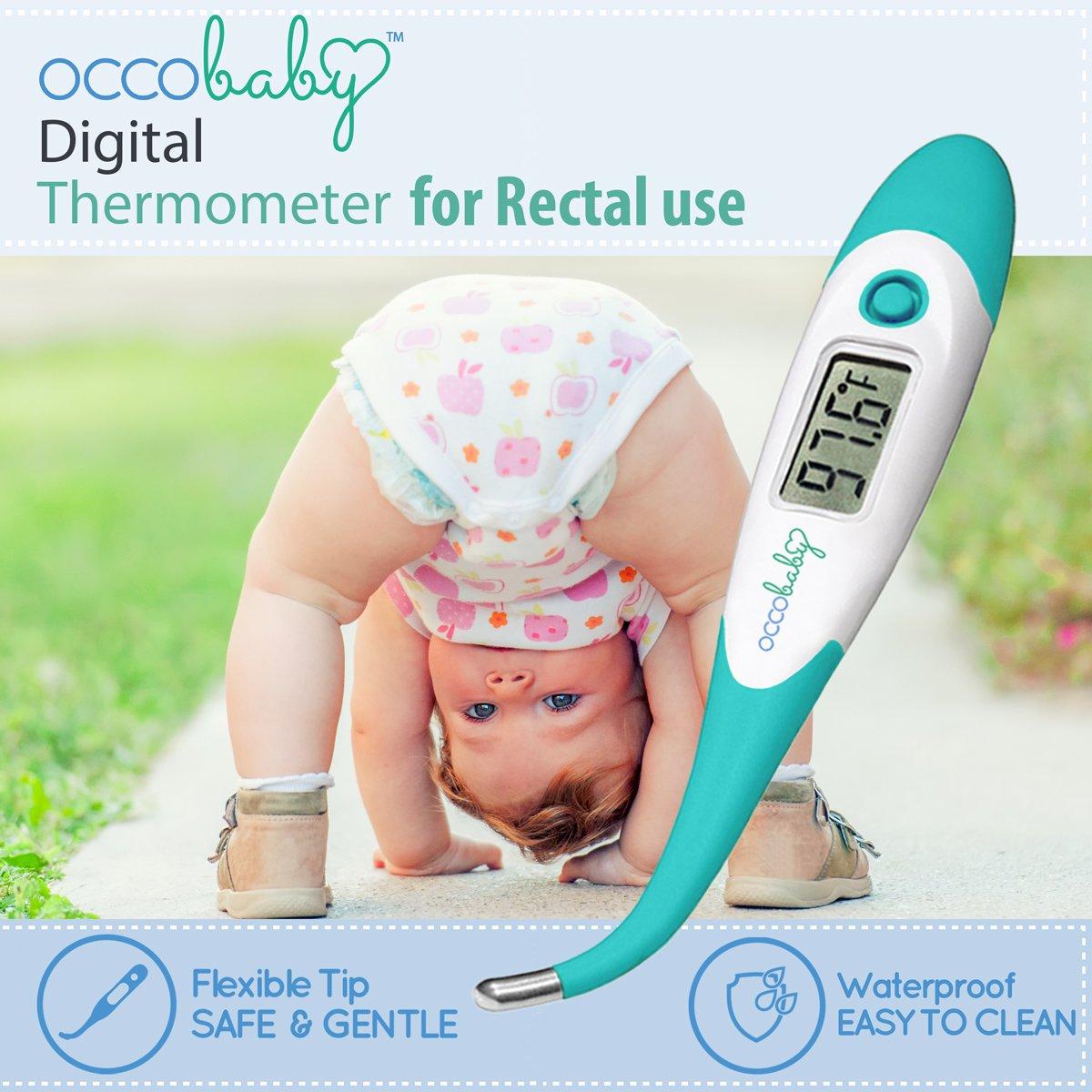 Occobaby Clinical Digital Baby Thermometer Lcd Flexible Tip 10