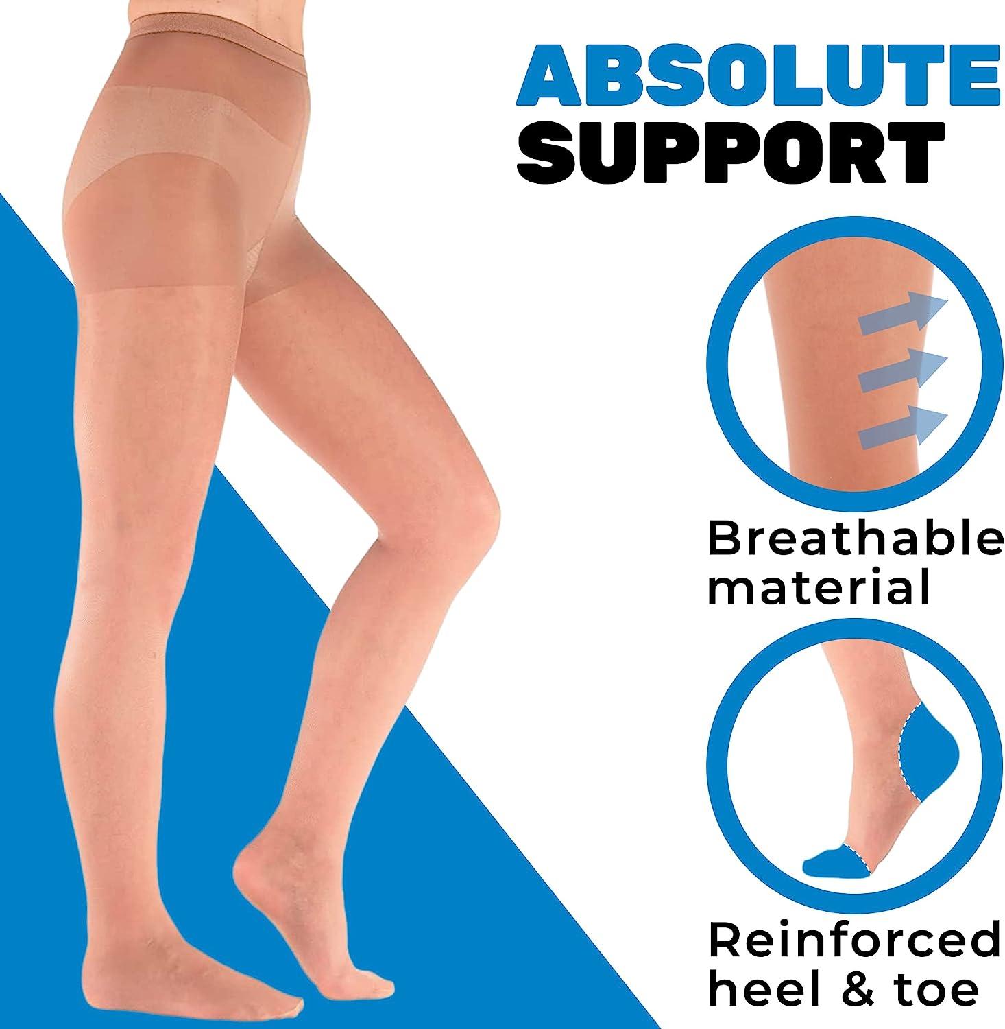 ABSOLUTE SUPPORT Made in USA - Light Compression Tights for Women