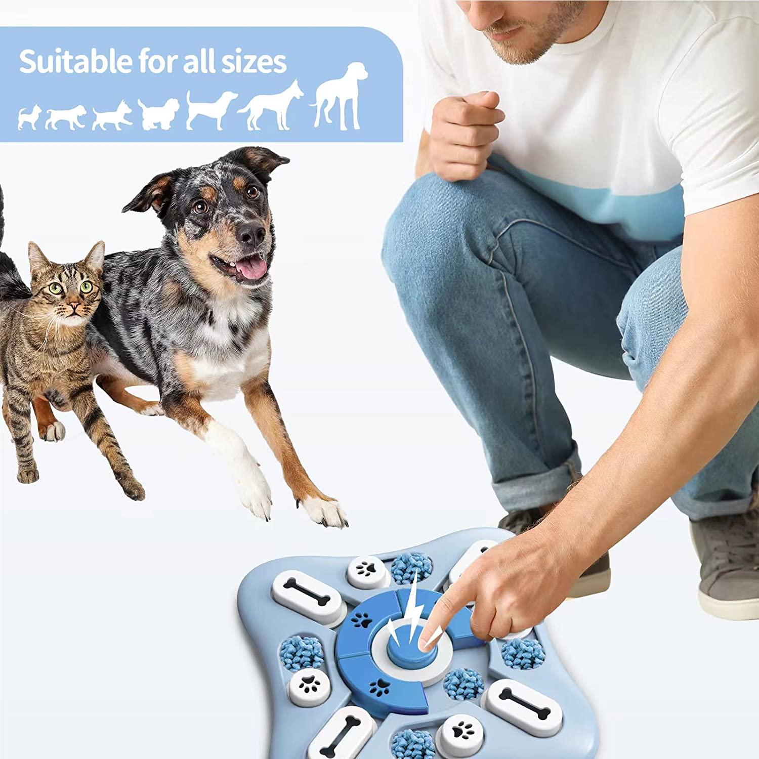 Dog Puzzle Toys Feeder Dog Iq Training Toys Game Interactive Dispenser Slow  Feeder Educational Toys For