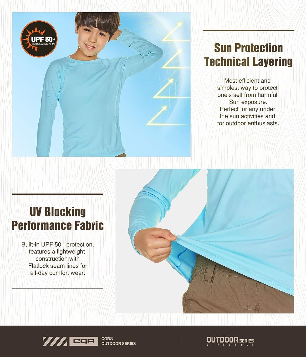  CQR Men's UPF 50+ UV Sun Protection Outdoor Shirts