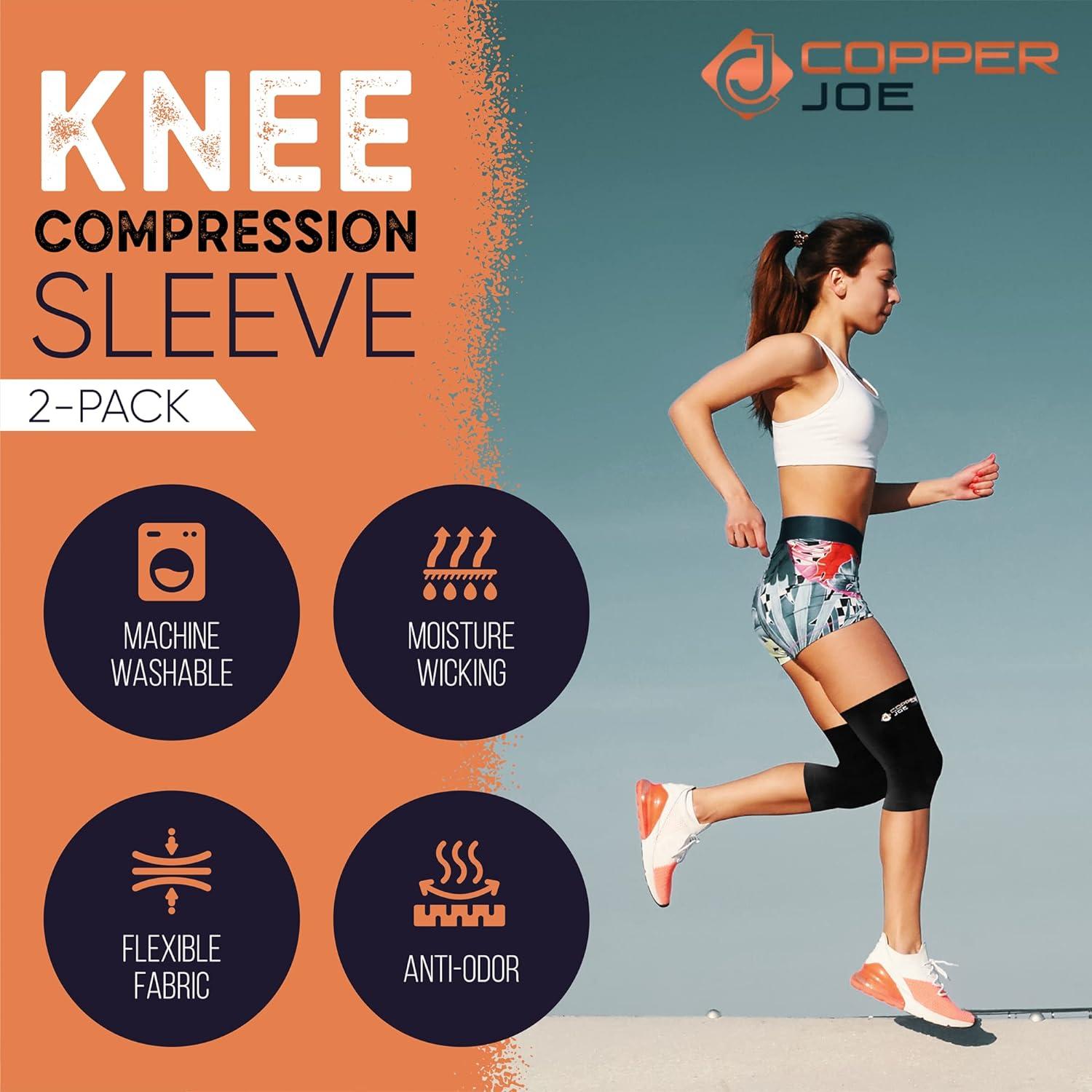 Copper Joe® Copper Infused Full Leg Compression Sleeve