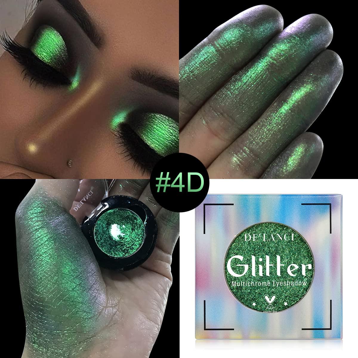 Cat's Eye - Glitter - Green Glitter - Ivy Green Glitter – 80's
