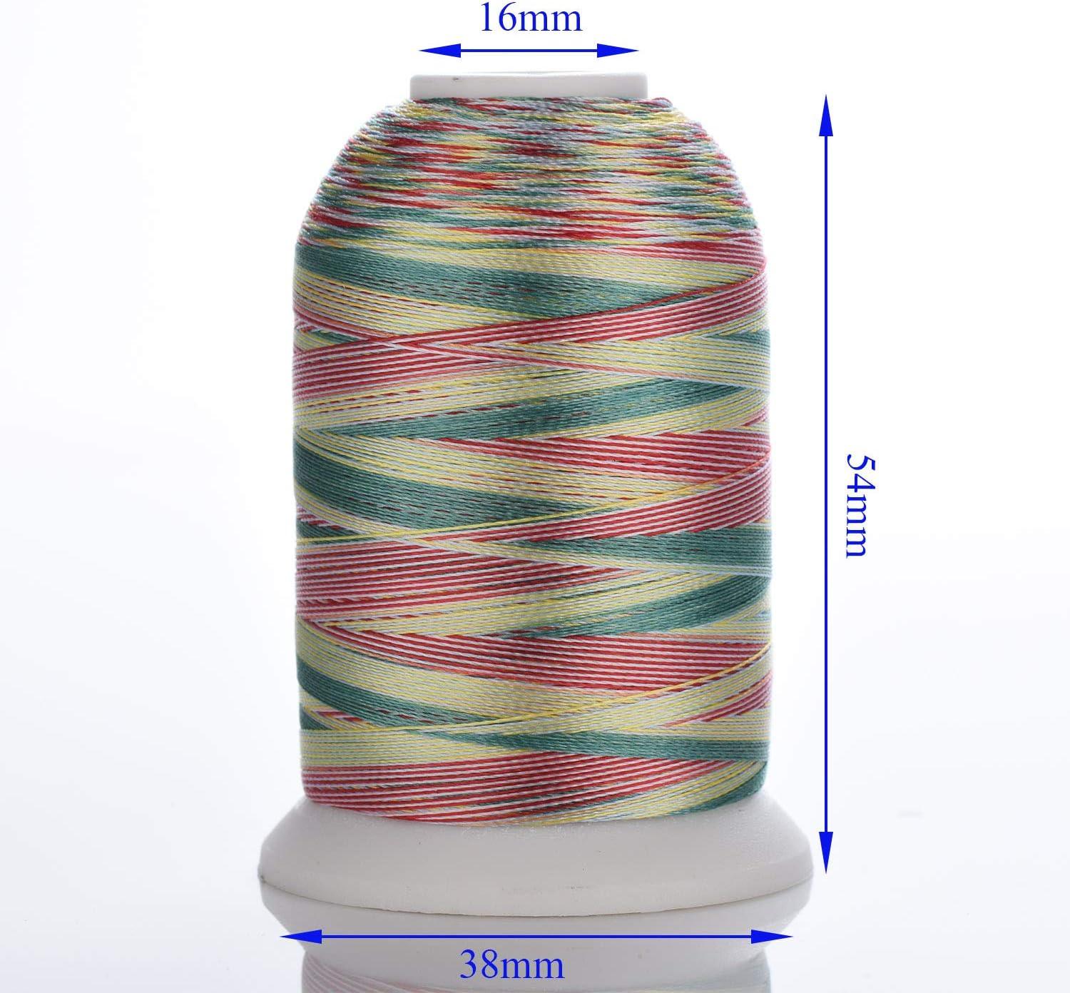 Simthread Polyester Embroidery Thread, 28 Spools 28 Janome Colors-1