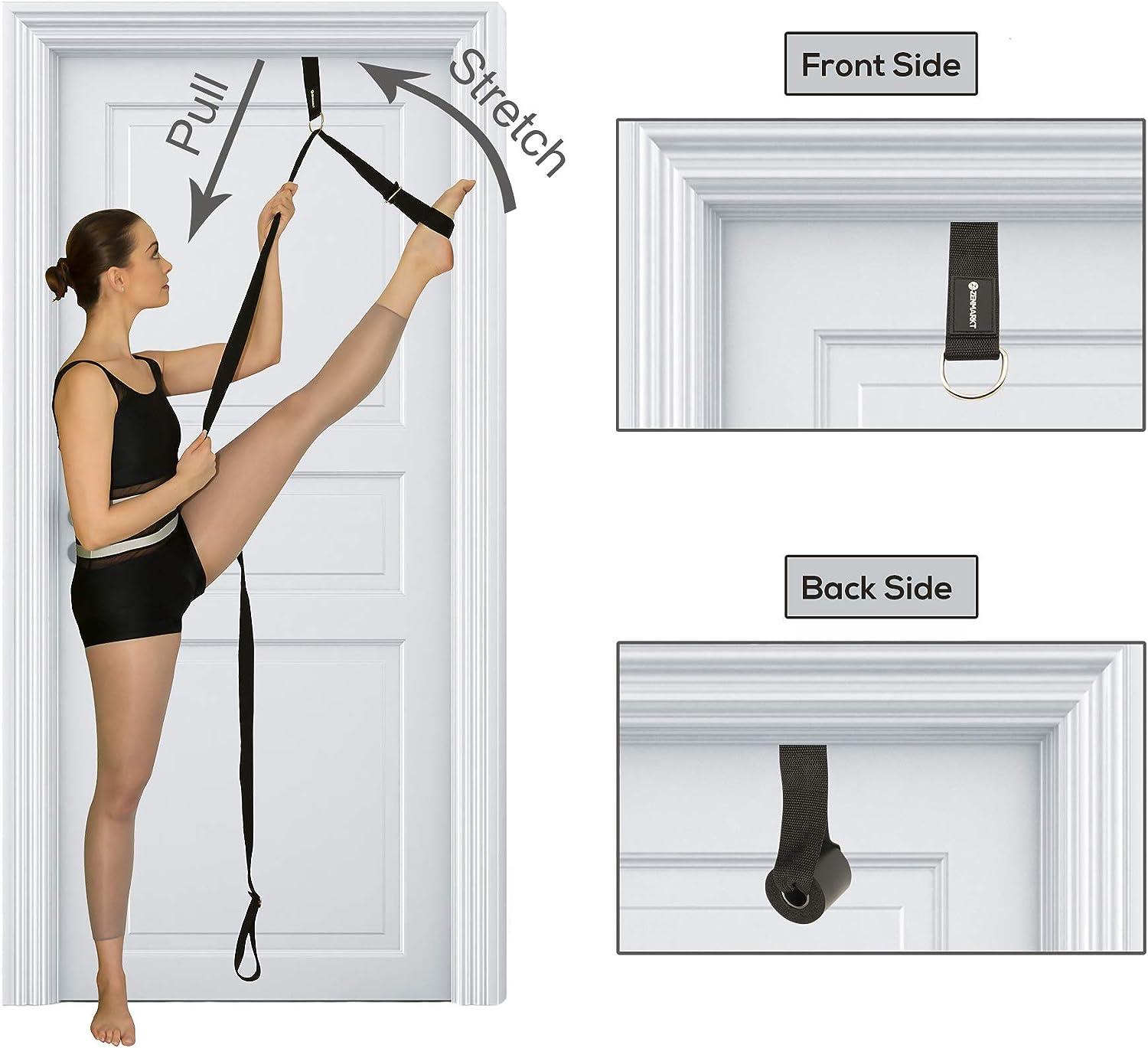 Yoga Stretch Strap - to Improve Leg Stretching - Perfect Home