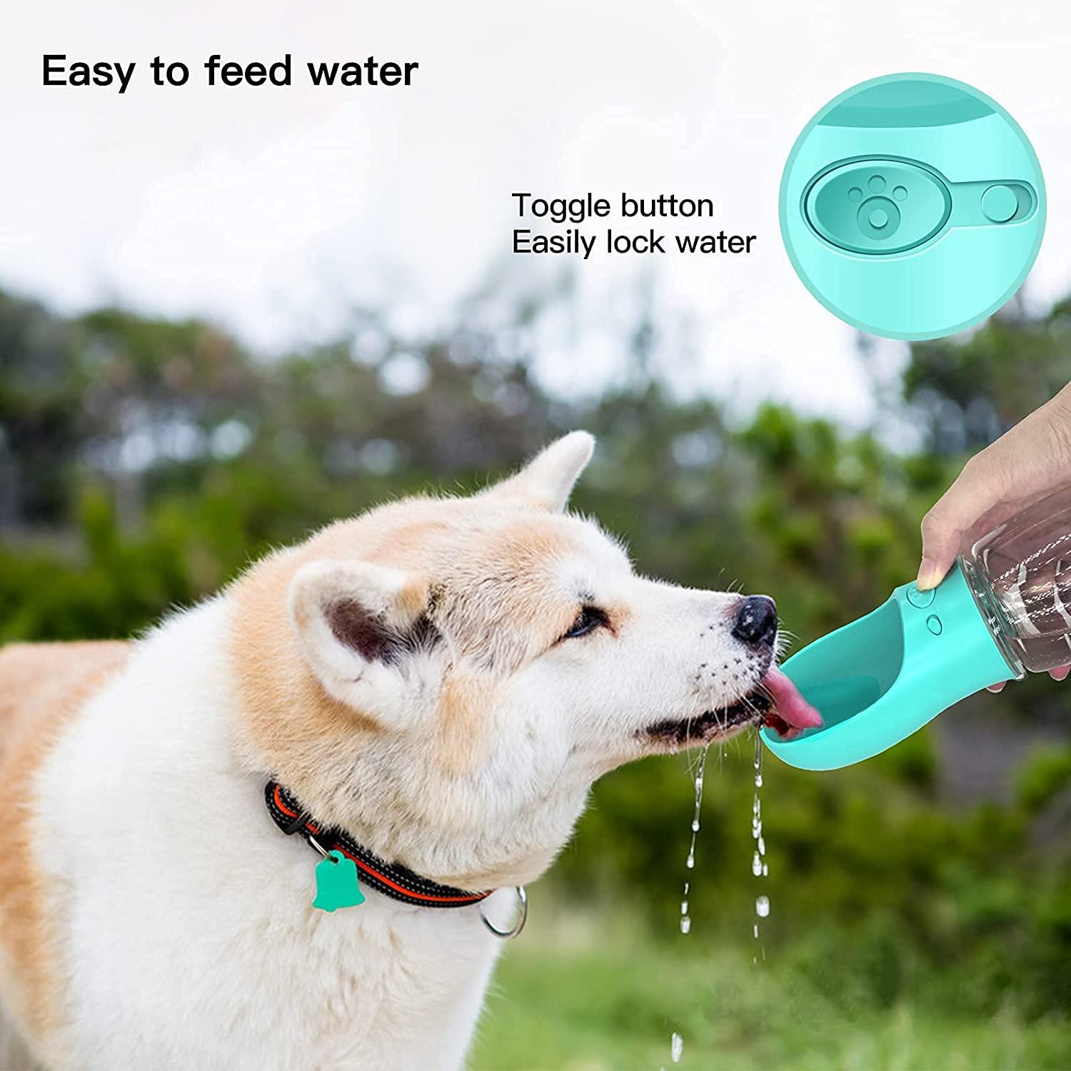 Portable Dog Water Bottle for Walking 19 OZ or 12 OZ Portable Pet Water  Bottles for Puppy Small Medium Large Dogs Water Dispenser Dog Water Bowl  Dog