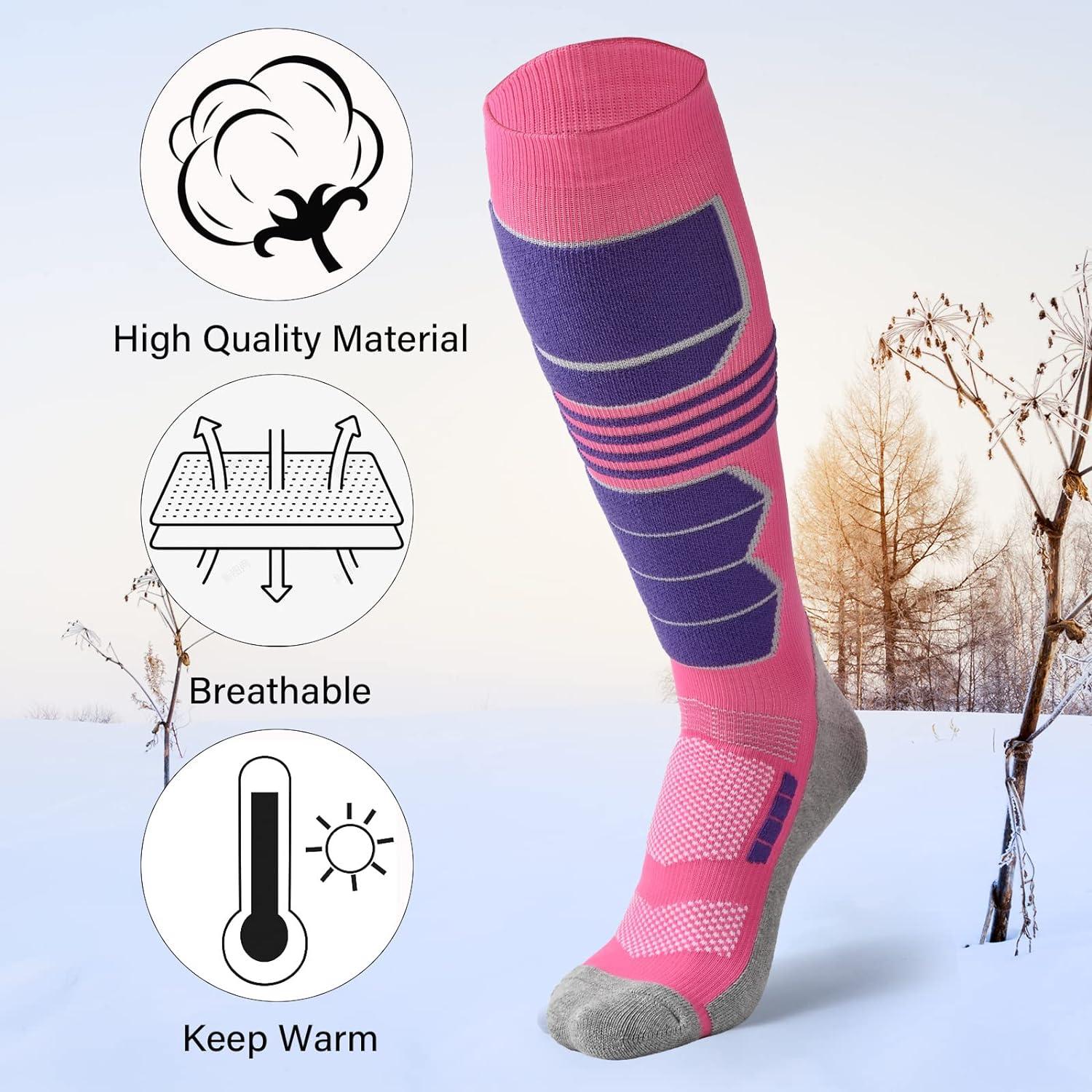 Super Skier Personalised Colourful Ski Socks -  Singapore