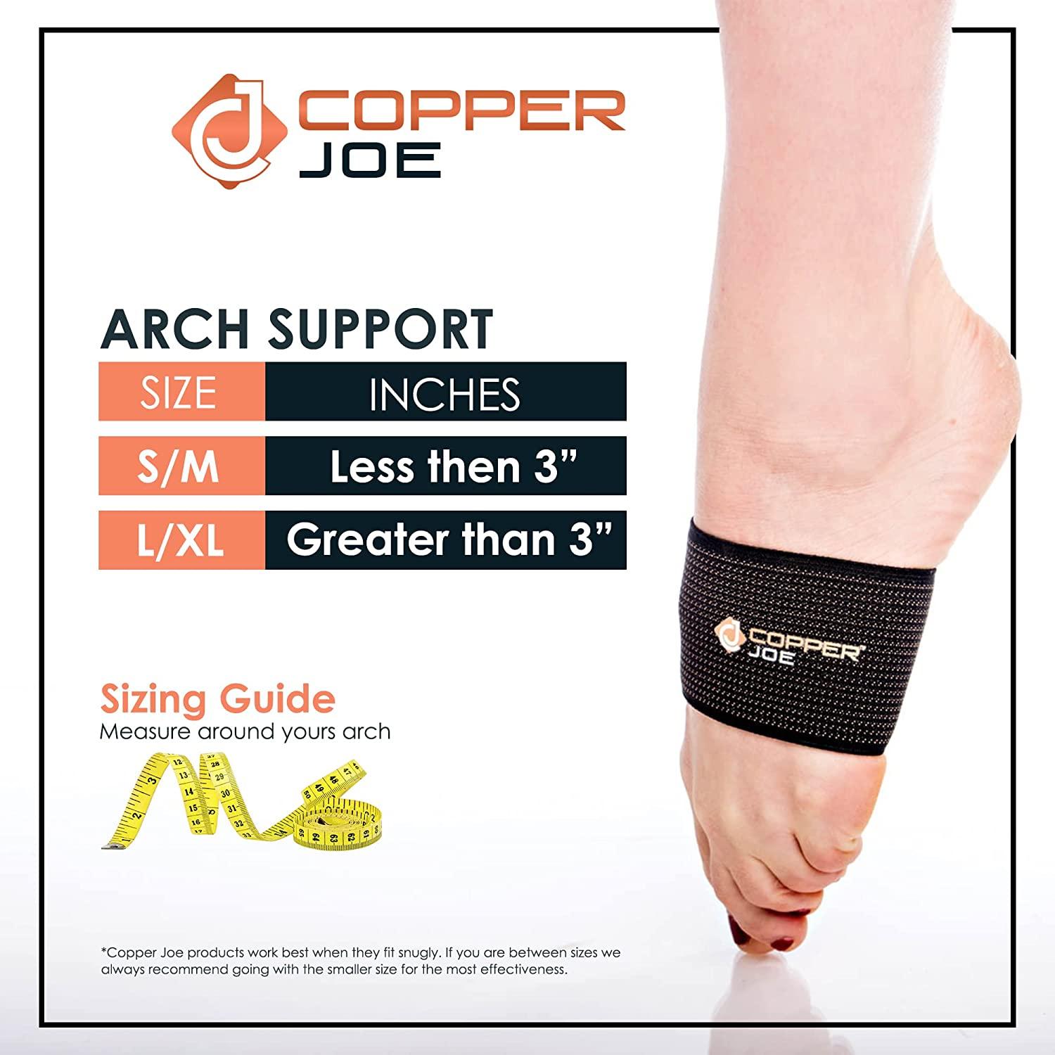 Copper Joe Arch Support Sleeves 1 Pair
