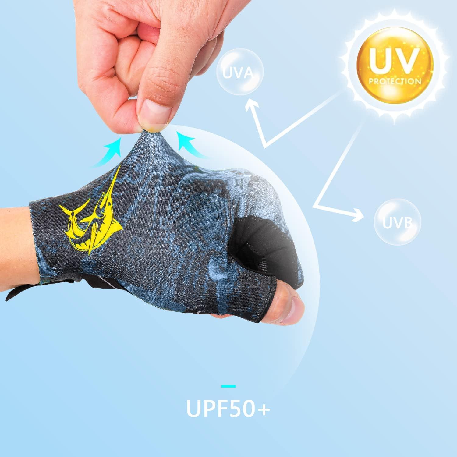 Fishing Gloves Half Finger UV Protection Fingerless Fishing Gloves  Breathable Non-slip Rapid Removal Elastic Sports Accessories - AliExpress