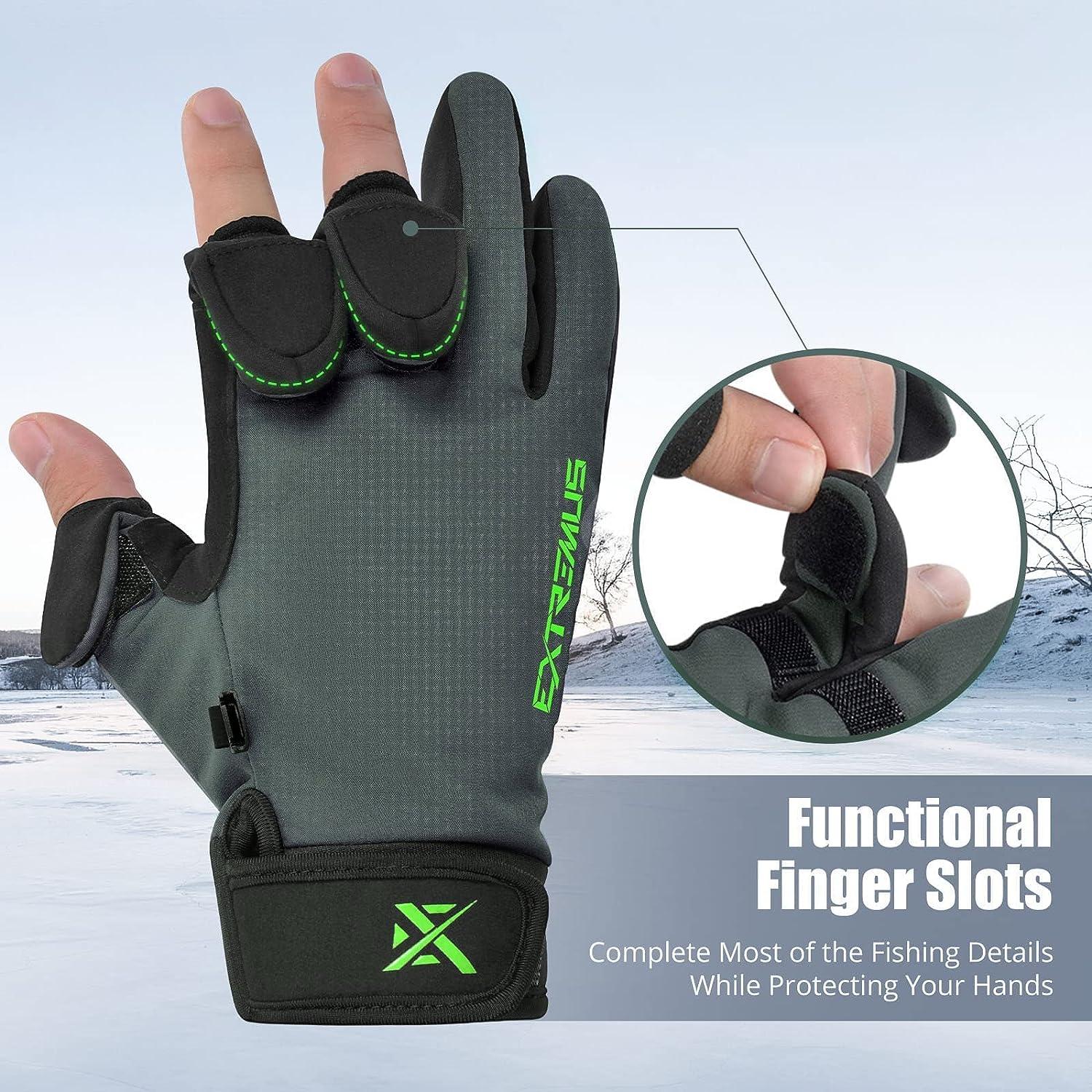 SPF Fishing Gloves Sunscreen Gloves For Fishing Five-finger Hollow