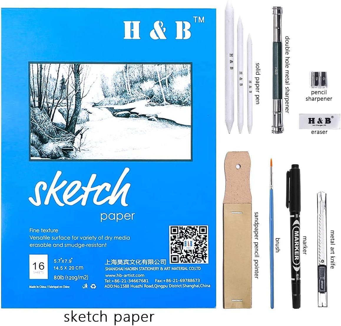 Artskills Sketch Essentials, Sketch Pad with Pencil Set for Kids and Adults