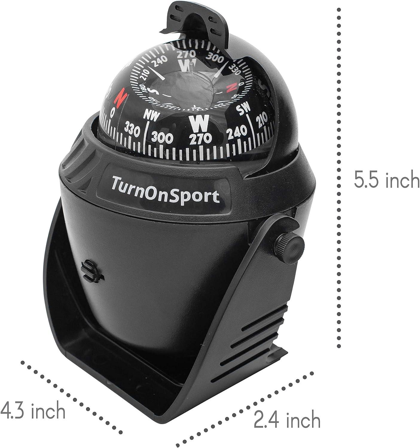  Boat Compass Dash Mount Flush - Boating Compass Dashboard  Suction - Navigation Marine Compass Boats Surface Mount - Illuminated  Dashboard Compass Ship - Electronic Sea Compass Suction Cup (Black) :  Sports & Outdoors