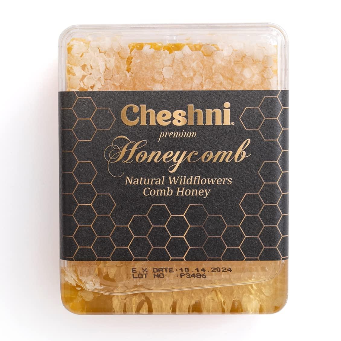 Raw Organic Comb Honey ,all Natural Pure Honeycomb, Eco Gift ,450 Gr-free  SHIPPING -  Canada