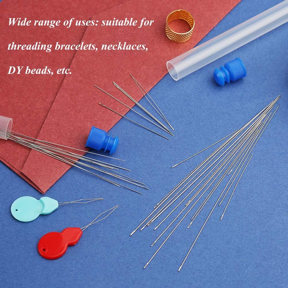 Jupean Large Eye Sewing Needles, Leather Needle Embroidery Thread