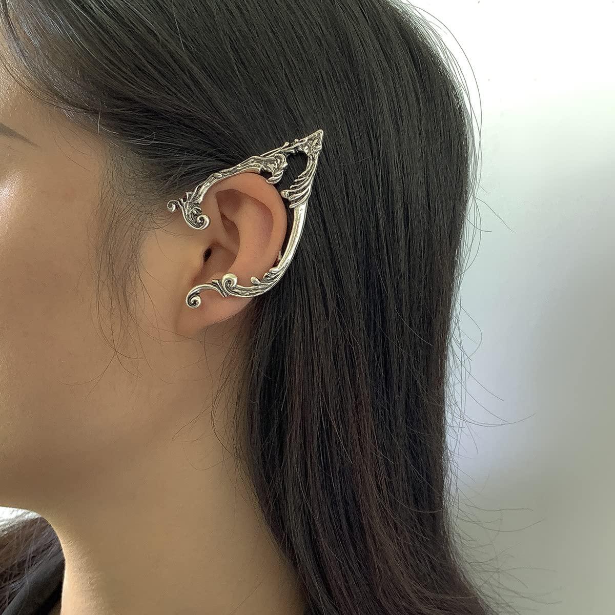 Fashion Crystal Clip Ear Cuff Stud Women's Men Punk Wrap Cartilage Earring  Gifts
