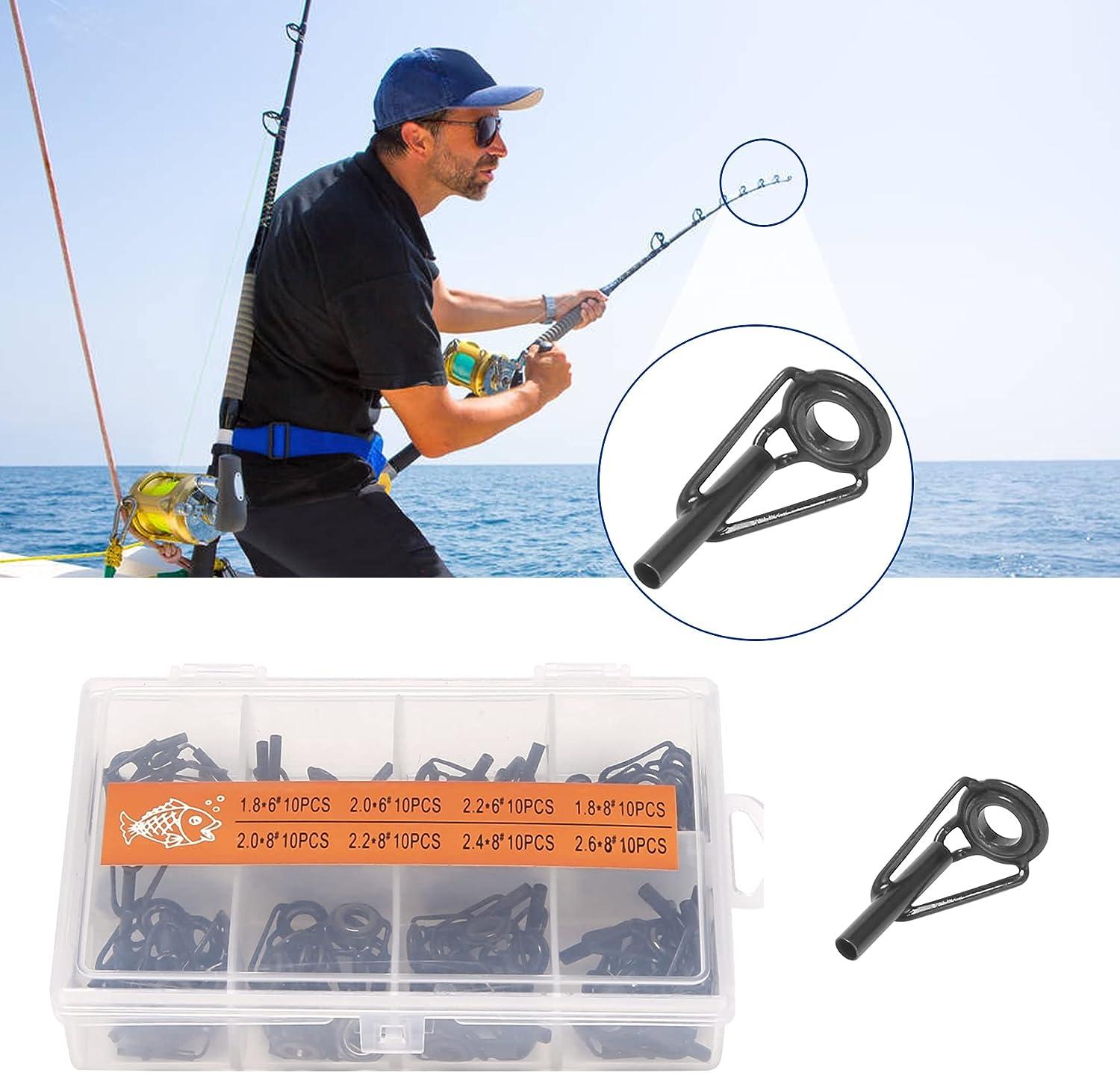 50 Pieces Fishing Rod Tip Repair Kit Rod Tips Kit Replacement for