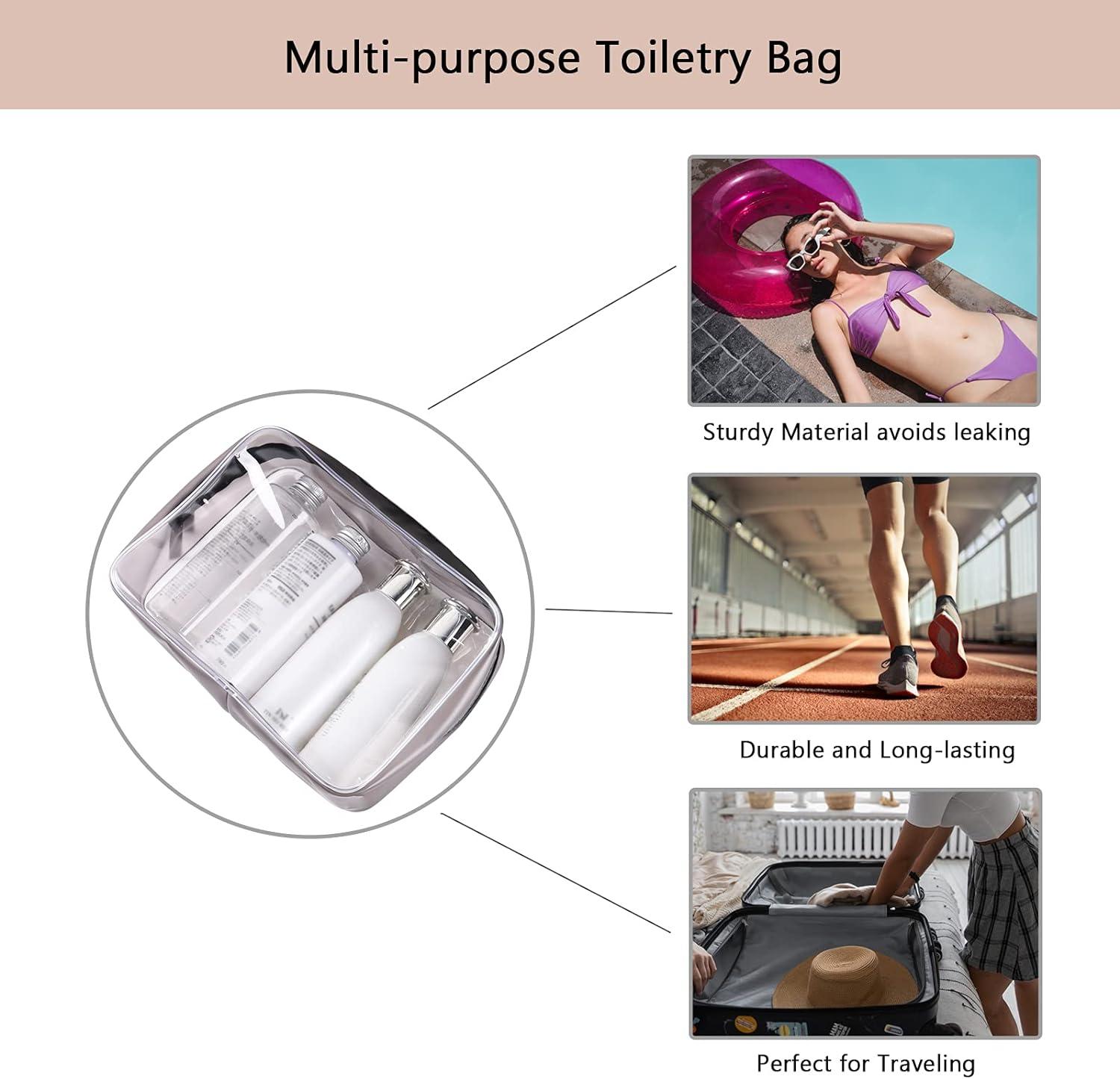 Clear Travel Bags for Toiletries Lightweight Clear Toiletry Bag 2