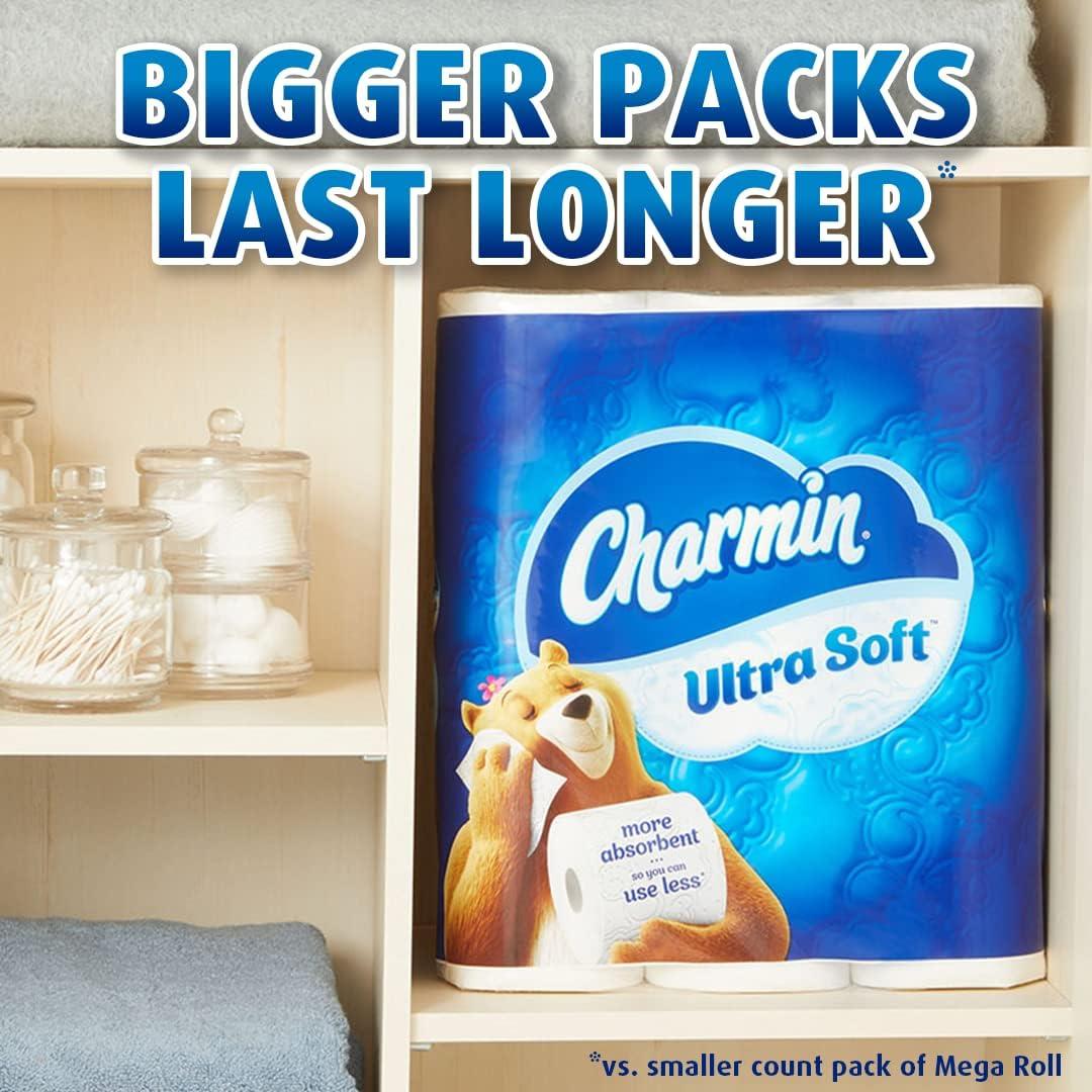 Charmin Ultra Gentle Mega Rolls Toilet Paper Tissue, 6 rolls - Foods Co.